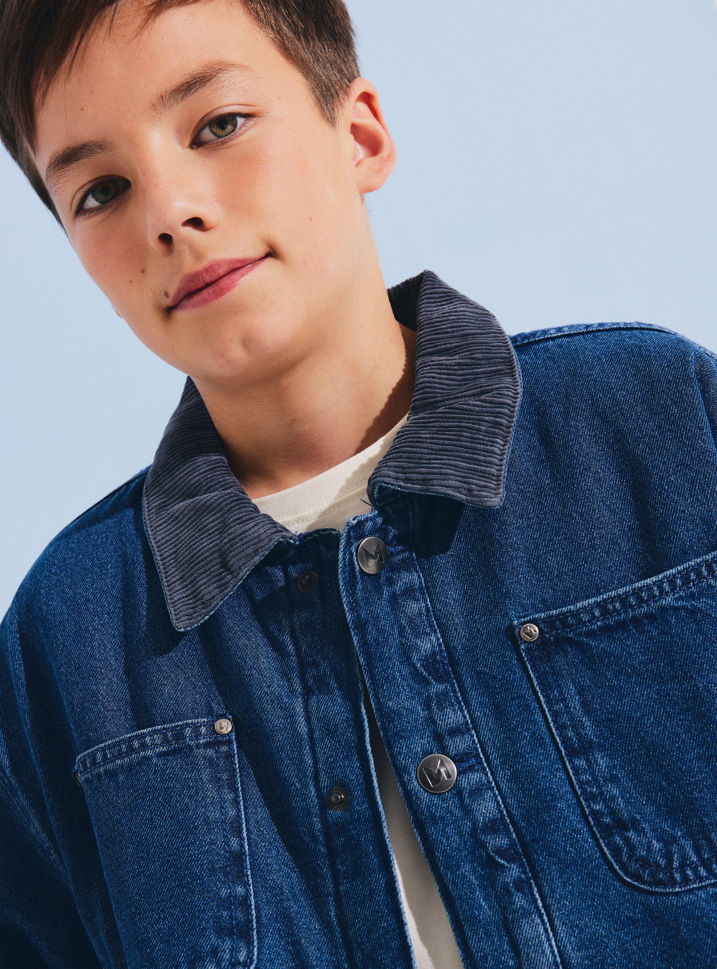 Chaqueta Denim con Cuello Cotelle-1