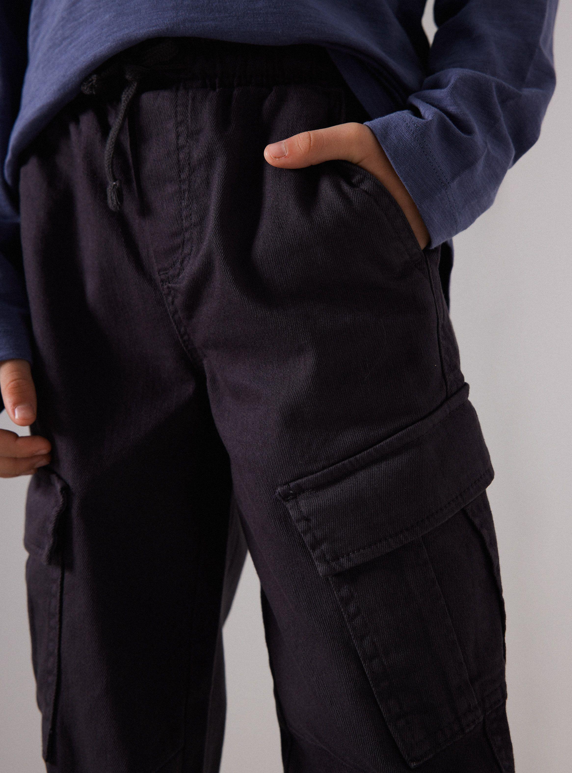 Pantalón Jogger Twill Bolsillo Cargo-1