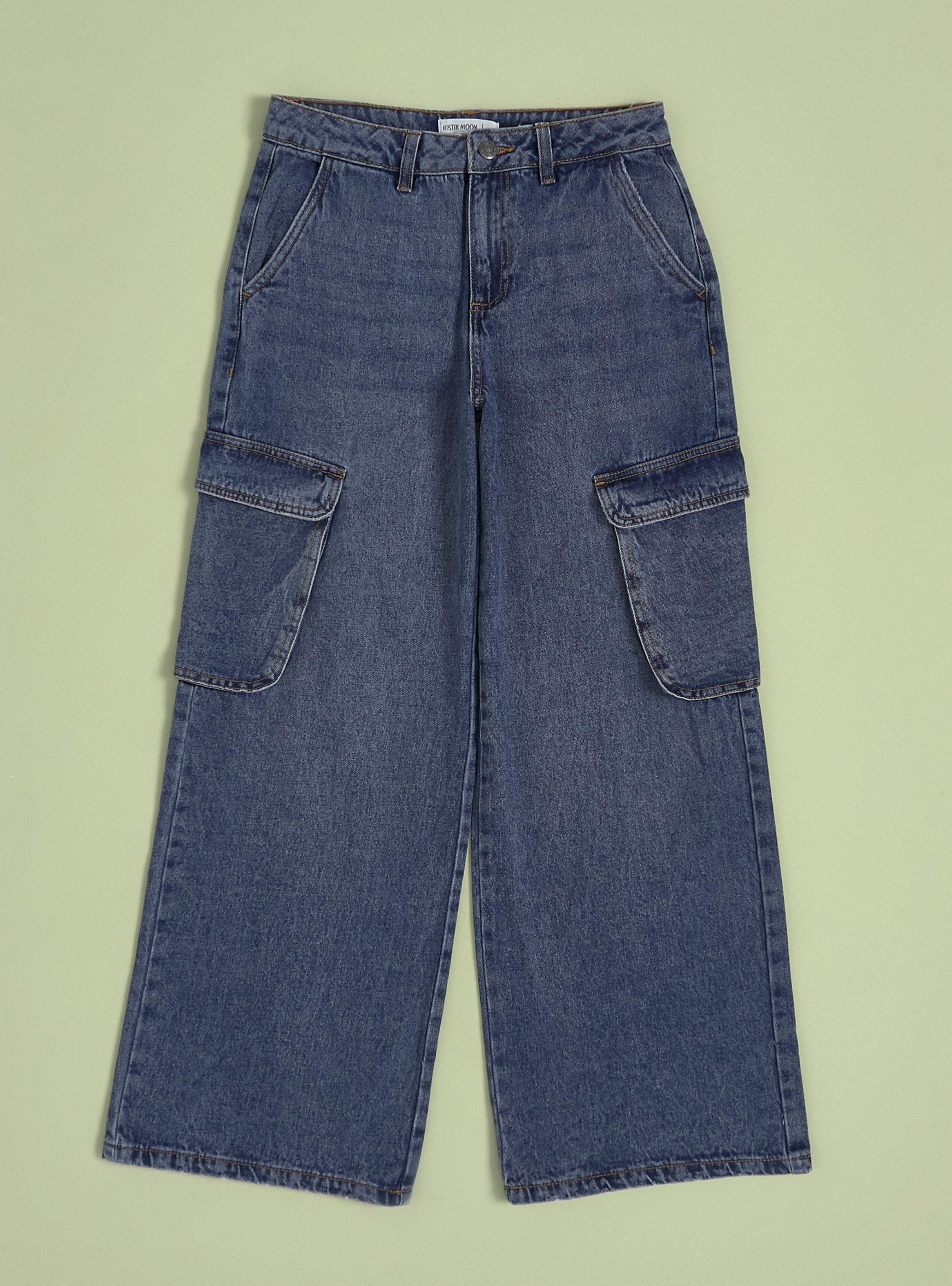 Jeans Wide Leg Cargo-2
