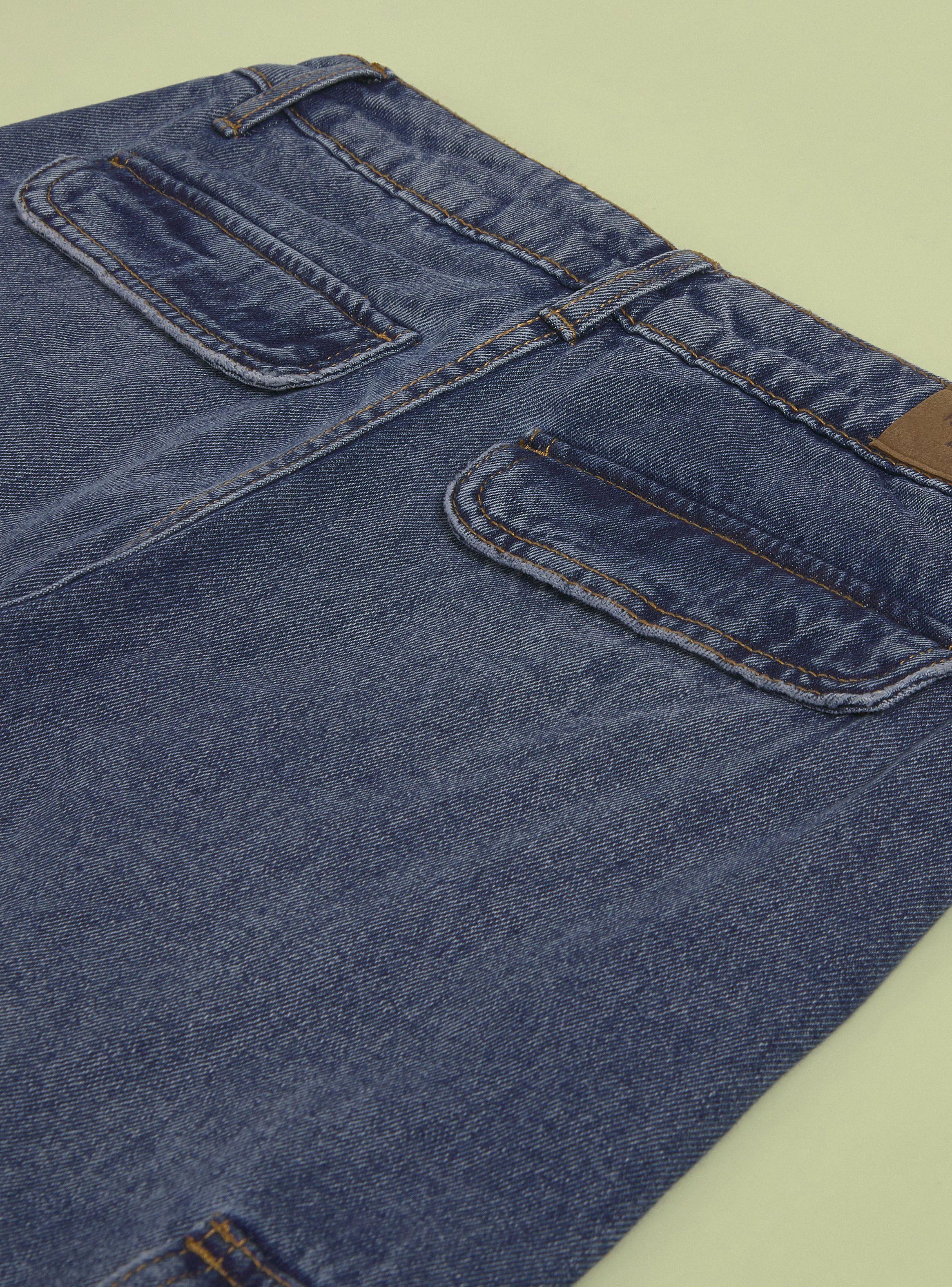 Jeans Wide Leg Cargo-4