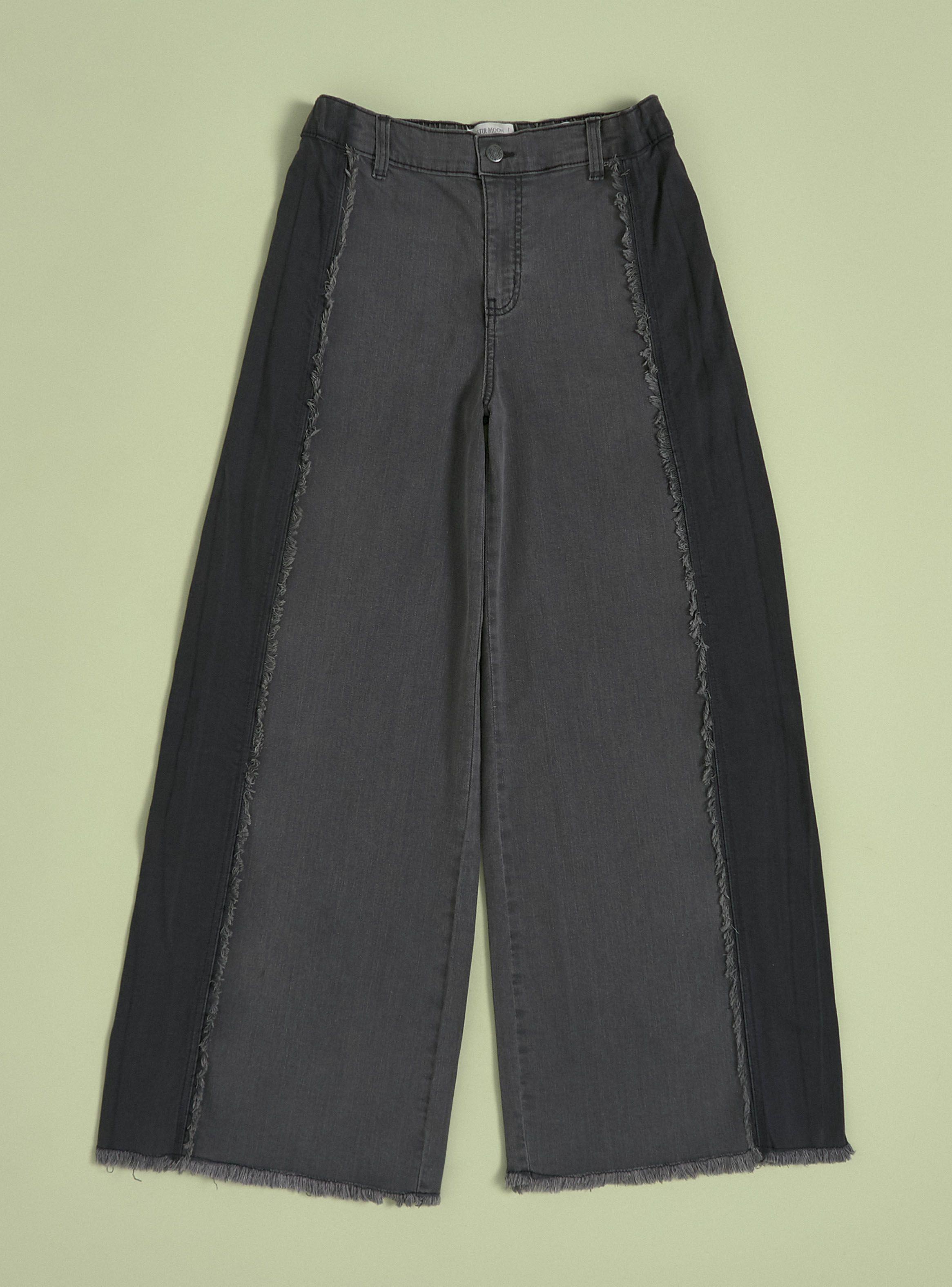 Jeans Wide Leg Bi Color-2