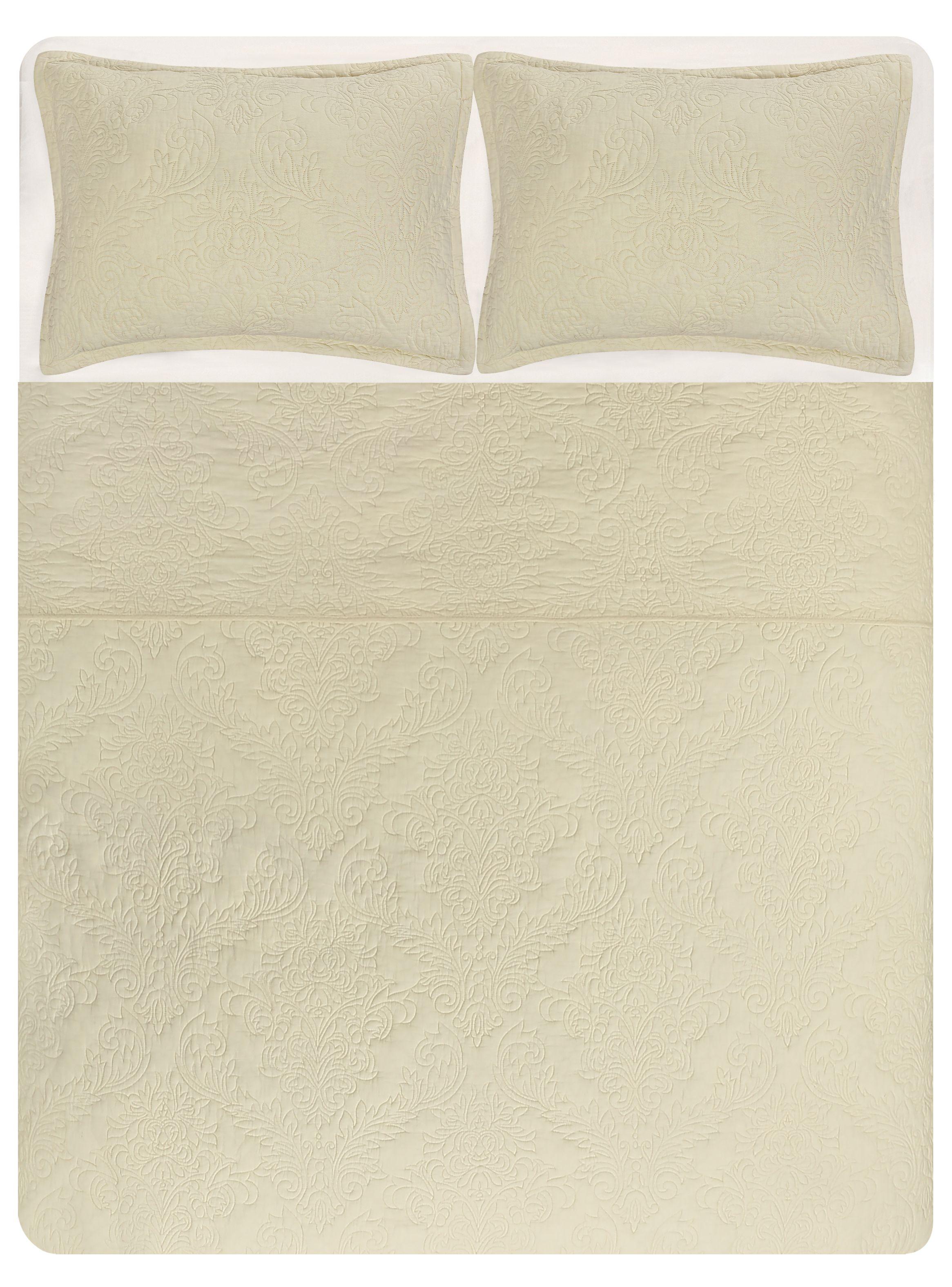 Quilt King Unicolor Beige-3