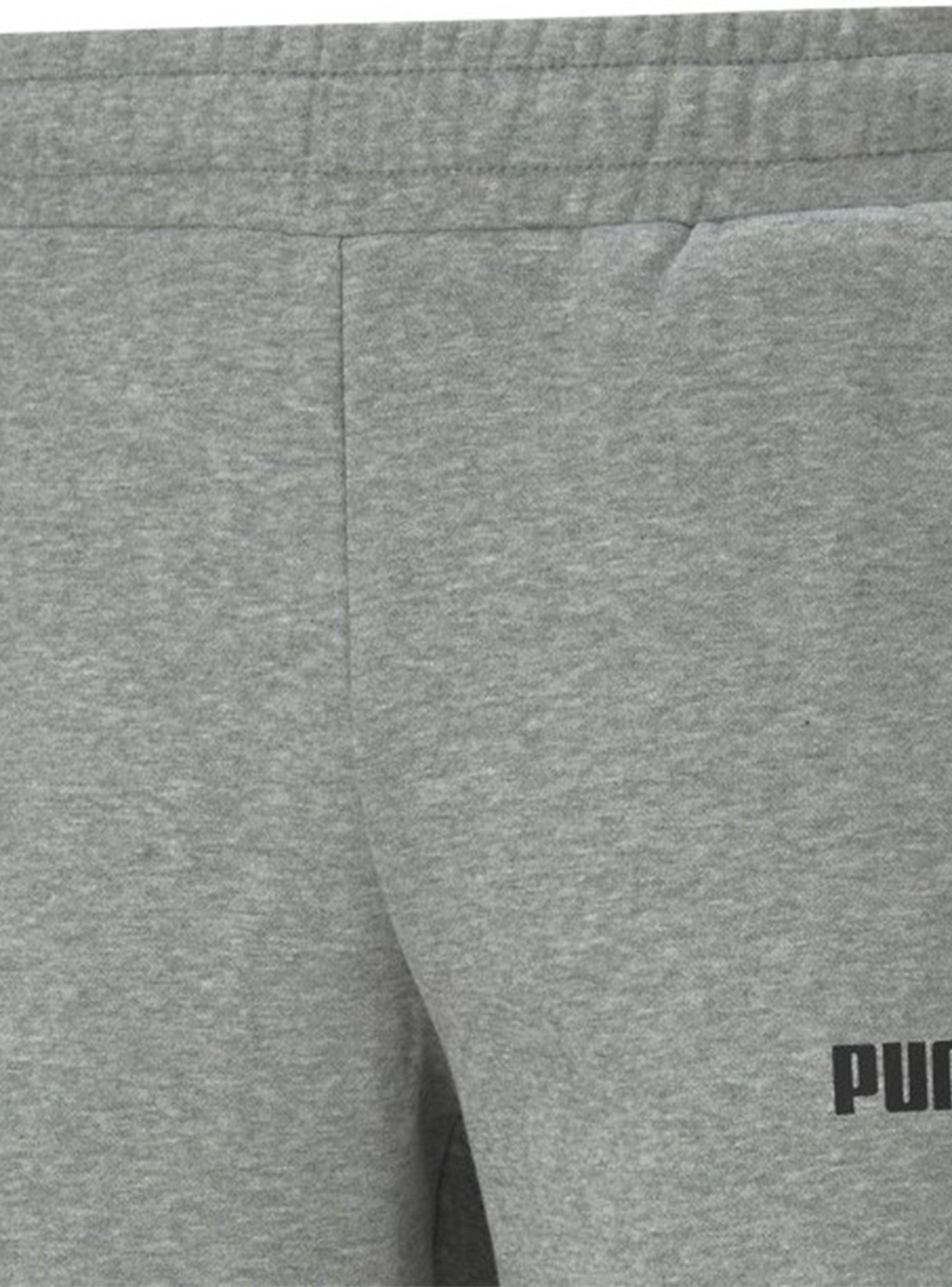 Pantalón Puma Ess Logo Pants FL op Gris Hombre-2