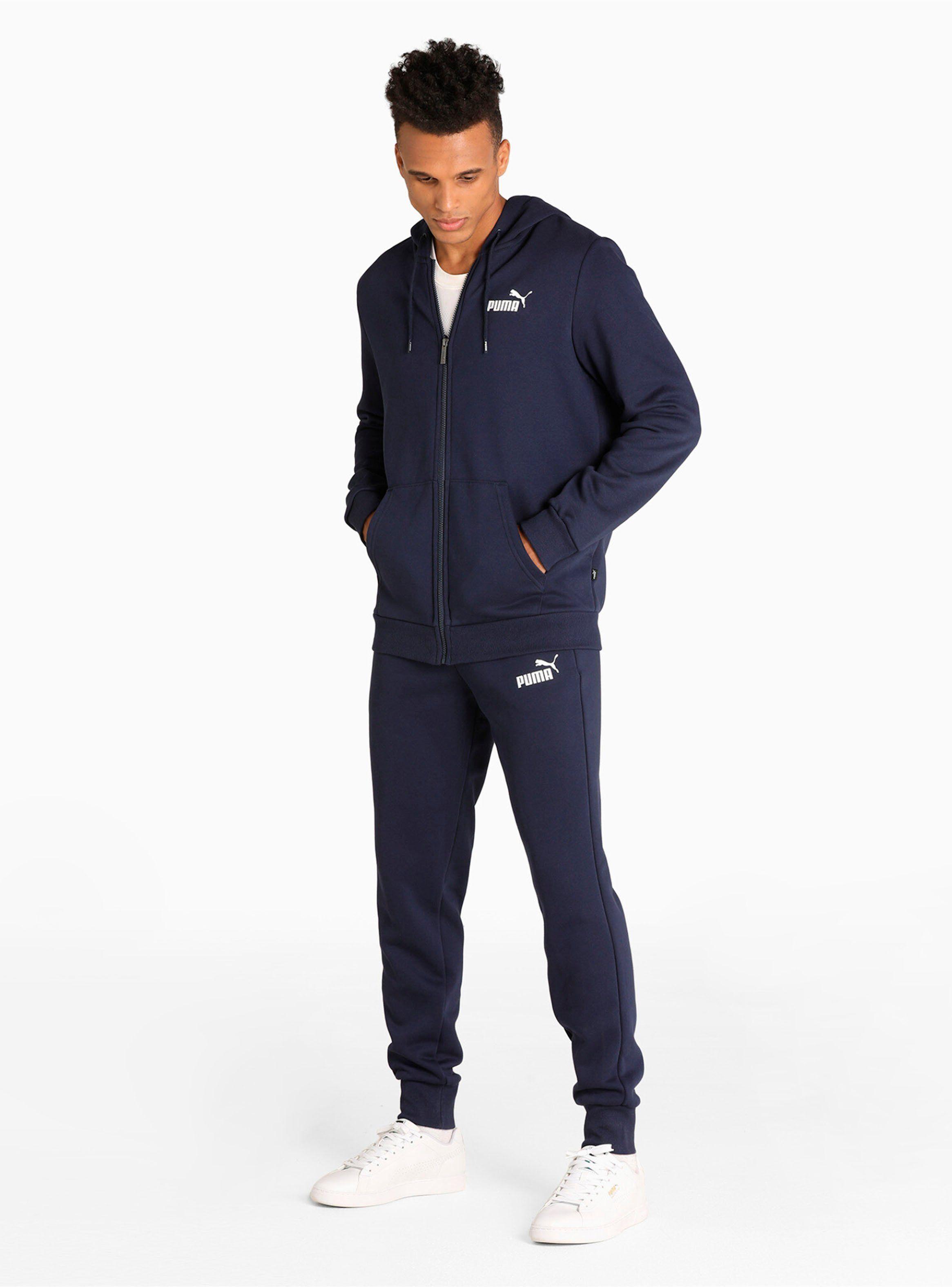 Pantalón Puma ESS Slim FL Azul Marino Hombre-5