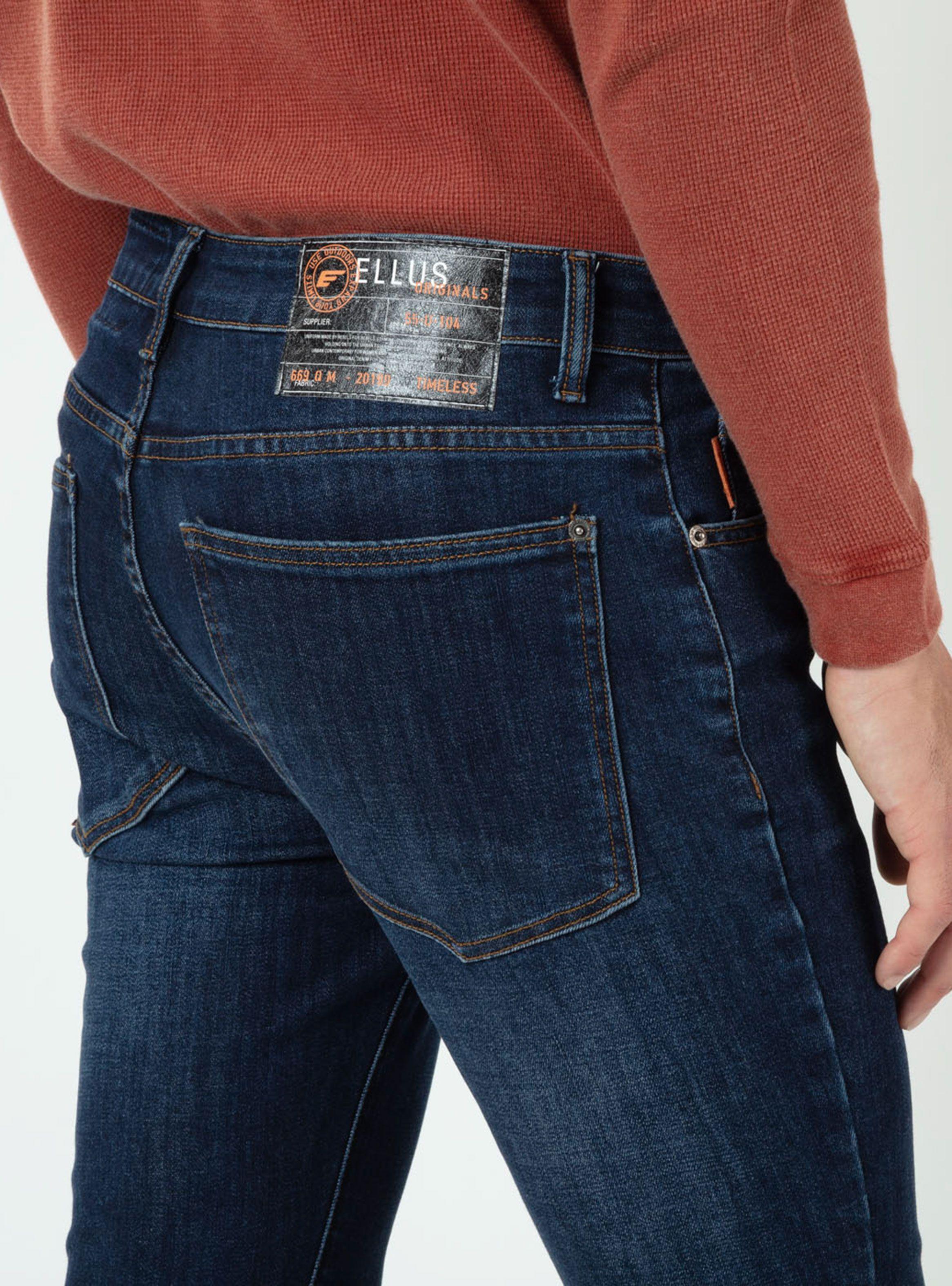 Jeans Skinny Tiro Medio Dark Vip-3