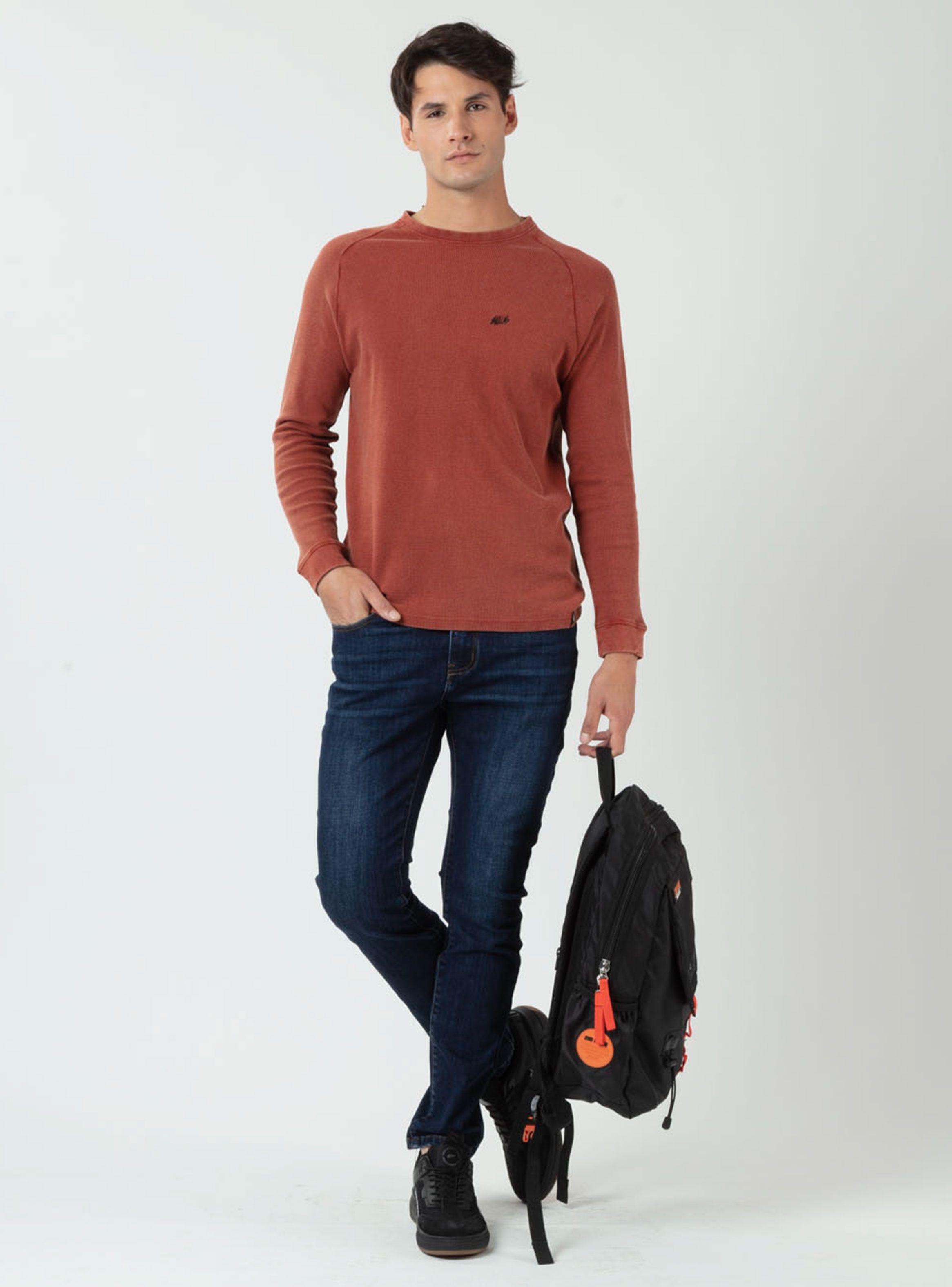 Jeans Skinny Tiro Medio Dark Vip-4