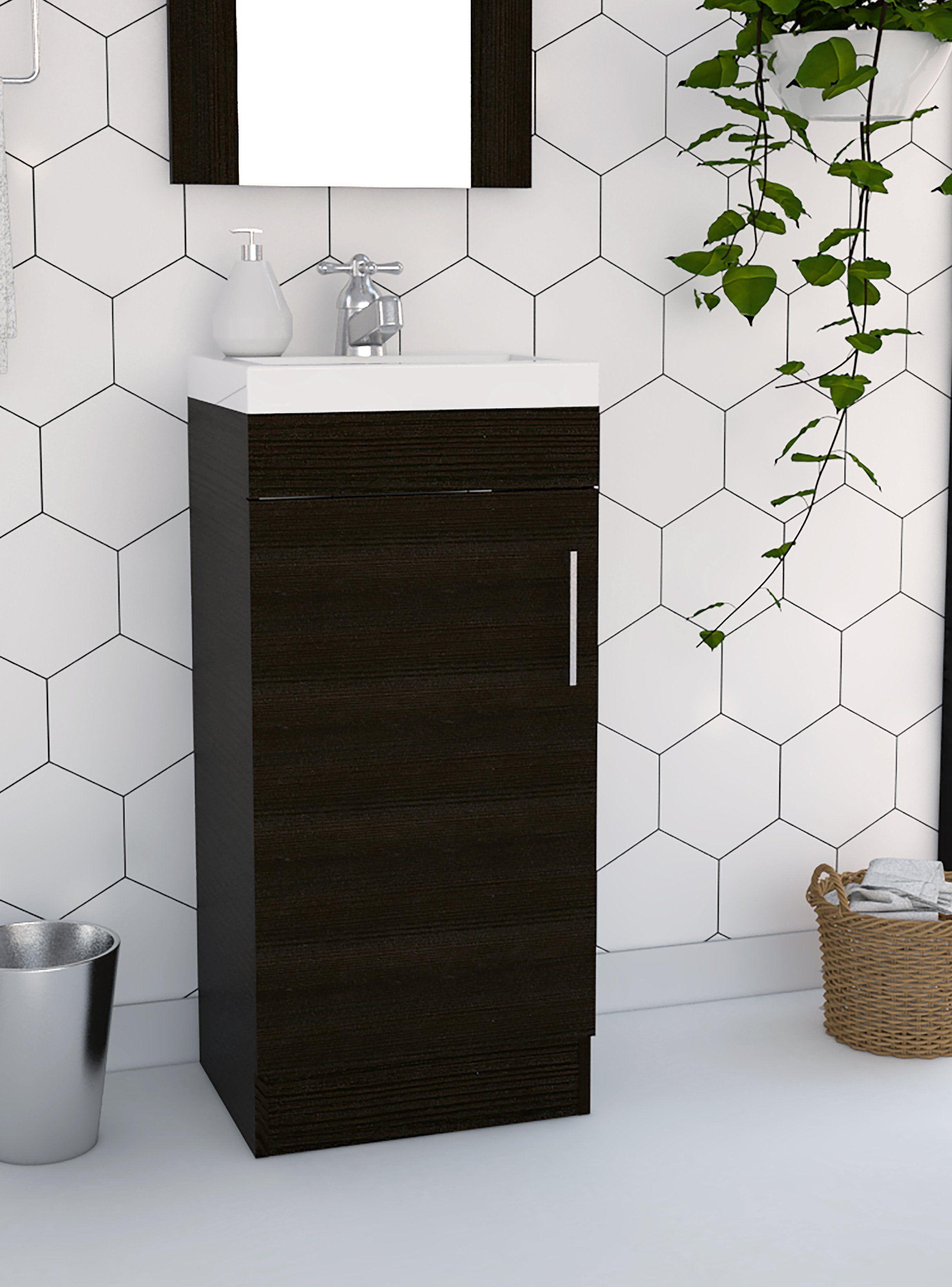 Mueble Lavamanos Madrid 1 Puerta Wengue-4