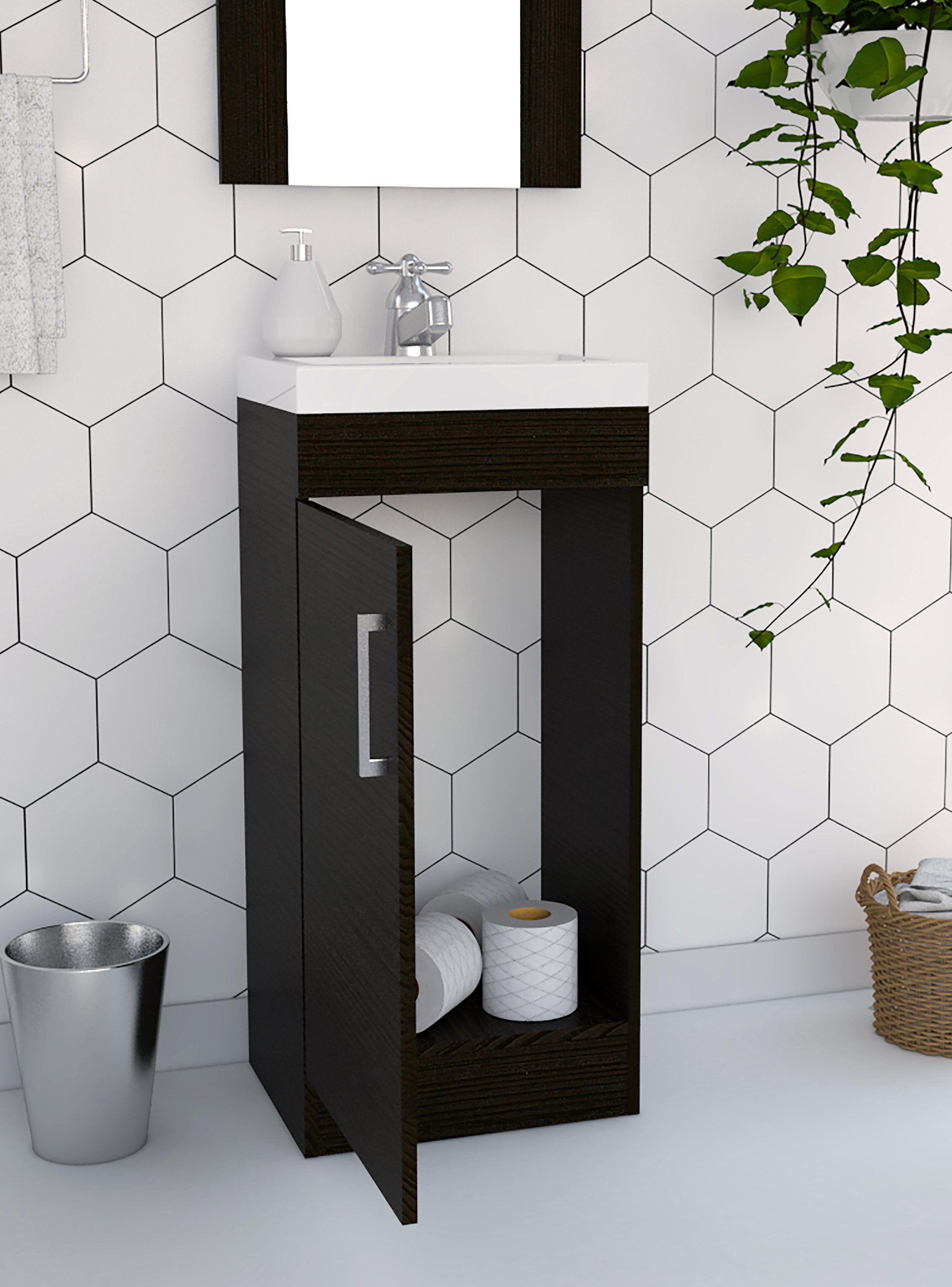 Mueble Lavamanos Madrid 1 Puerta Wengue-5