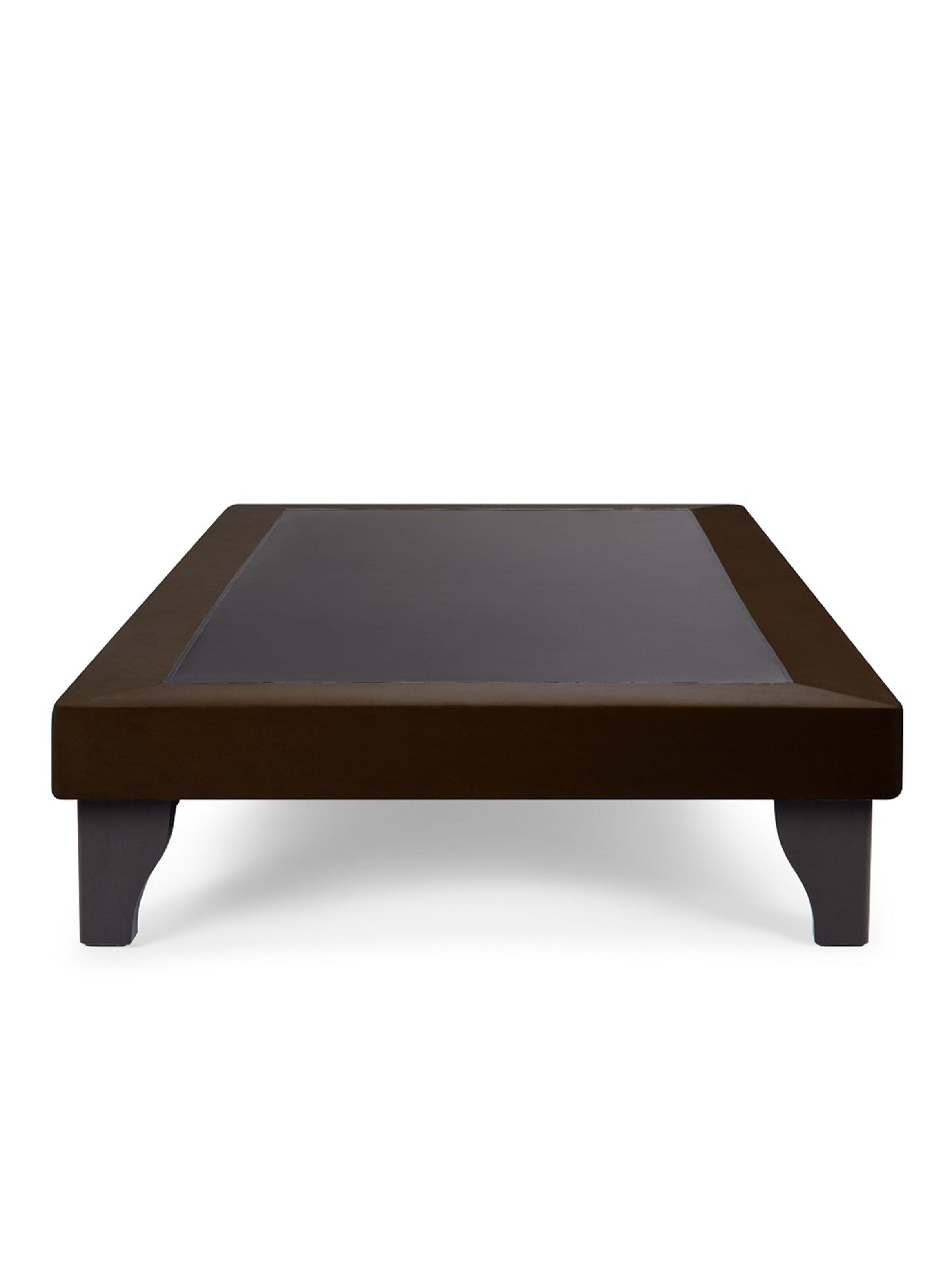 Base Cama Europea Felpa Chocolate 1.5 Plazas-2