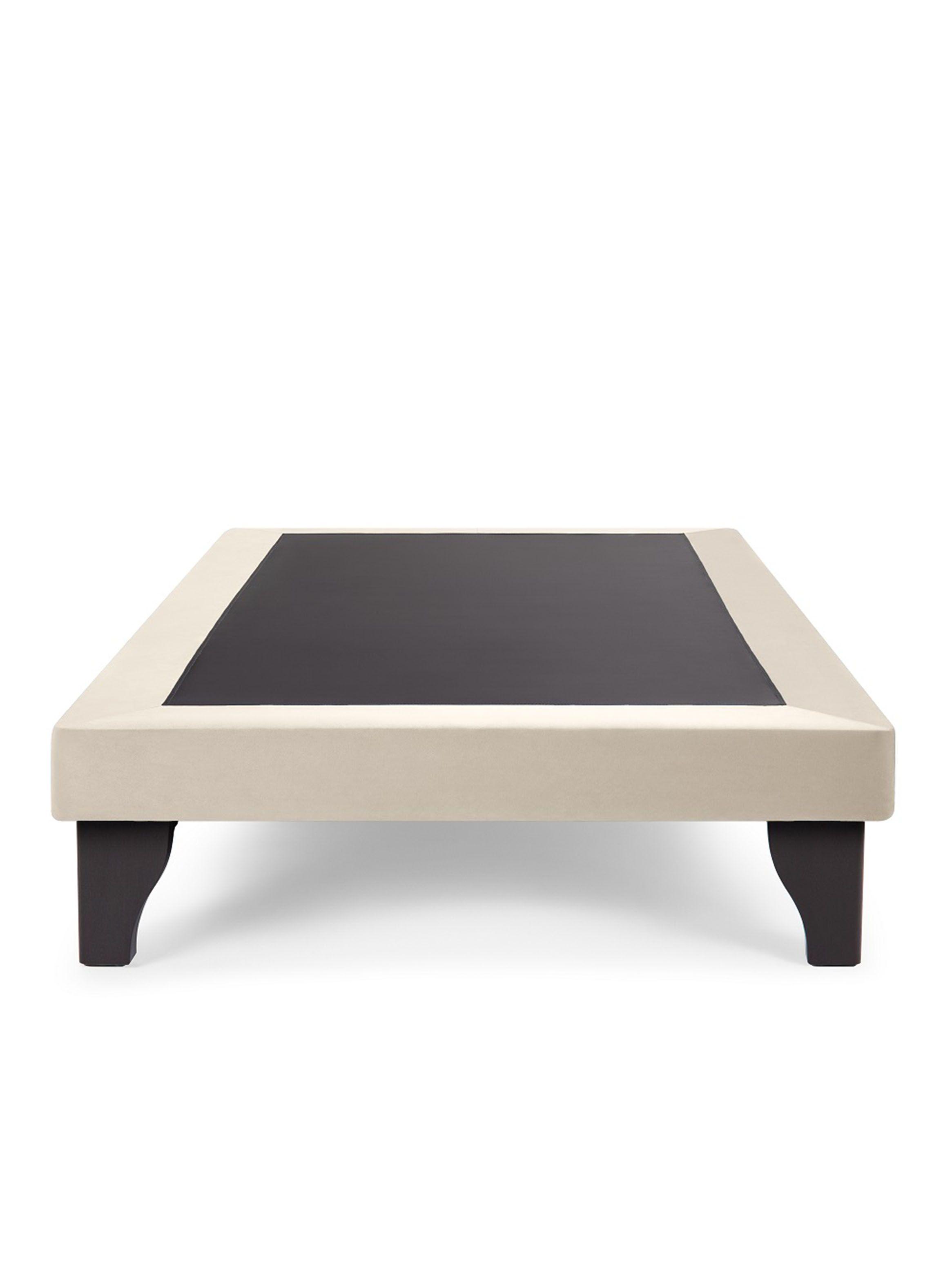 Base Cama Europea Felpa Beige 1.5 Plazas-2
