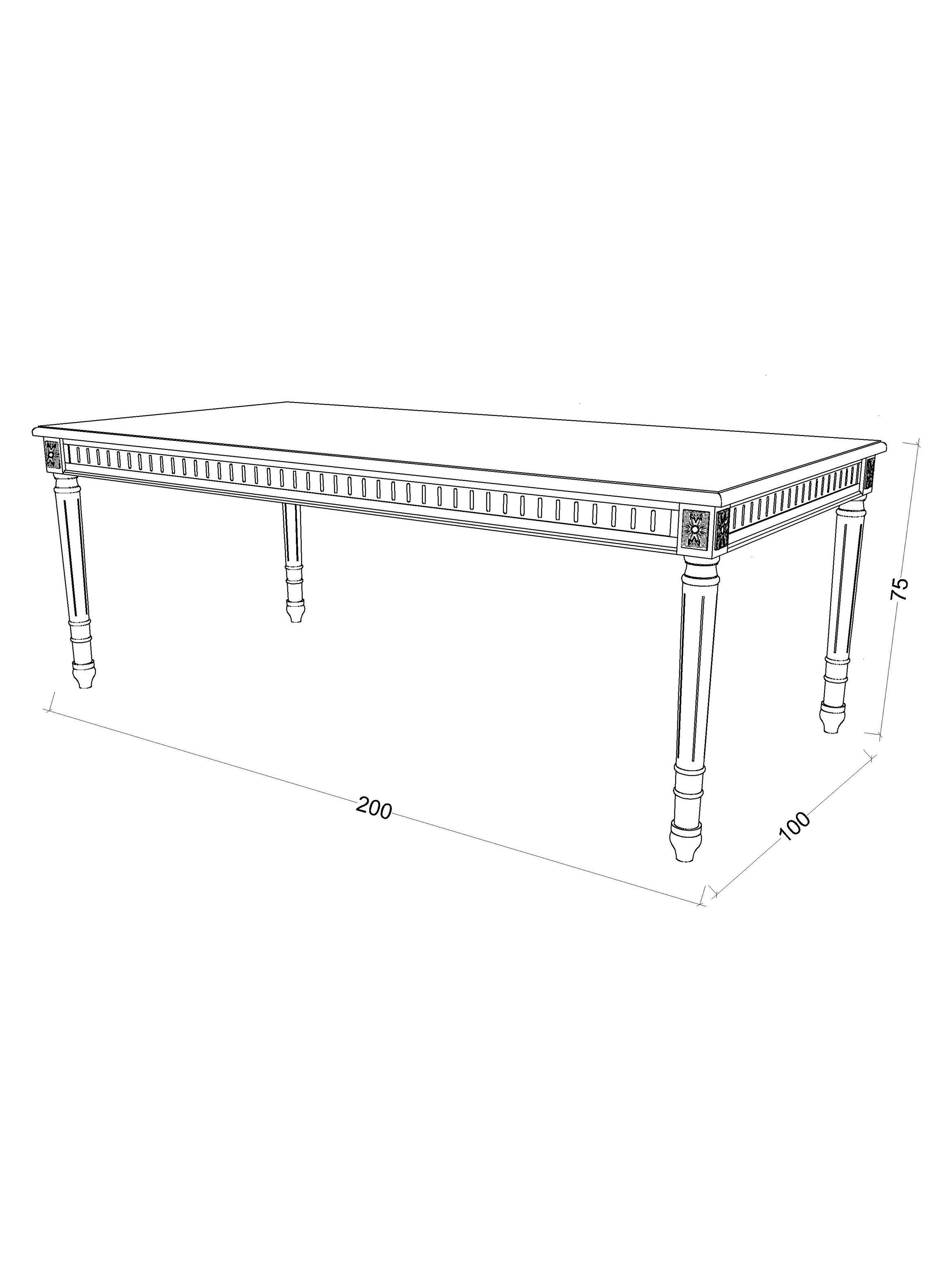 Mesa de Comedor Esteban XL 200 x 100 cm-3