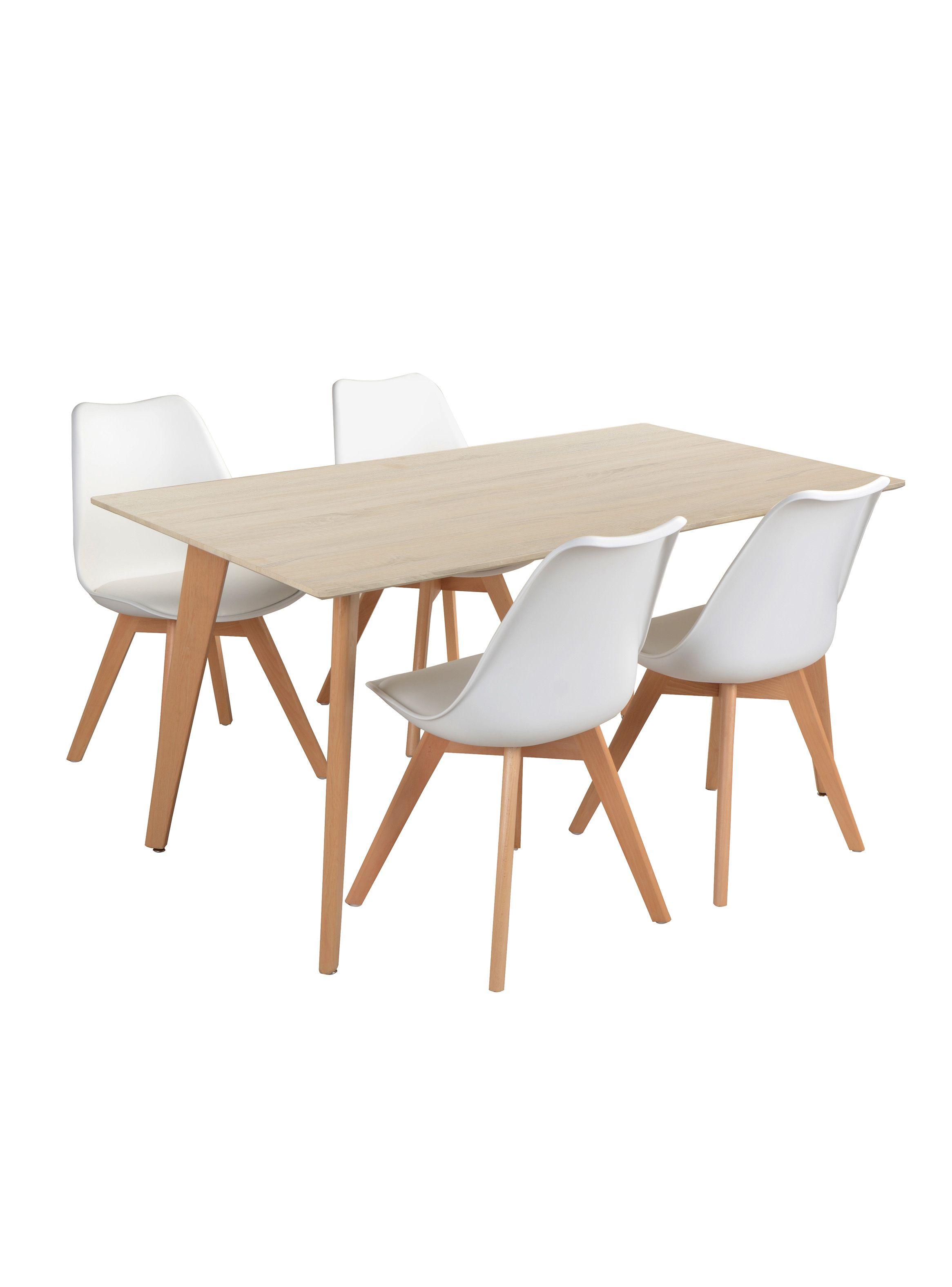 Juego de Comedor Frankfurt + 4 Sillas Attimo Attimo-1