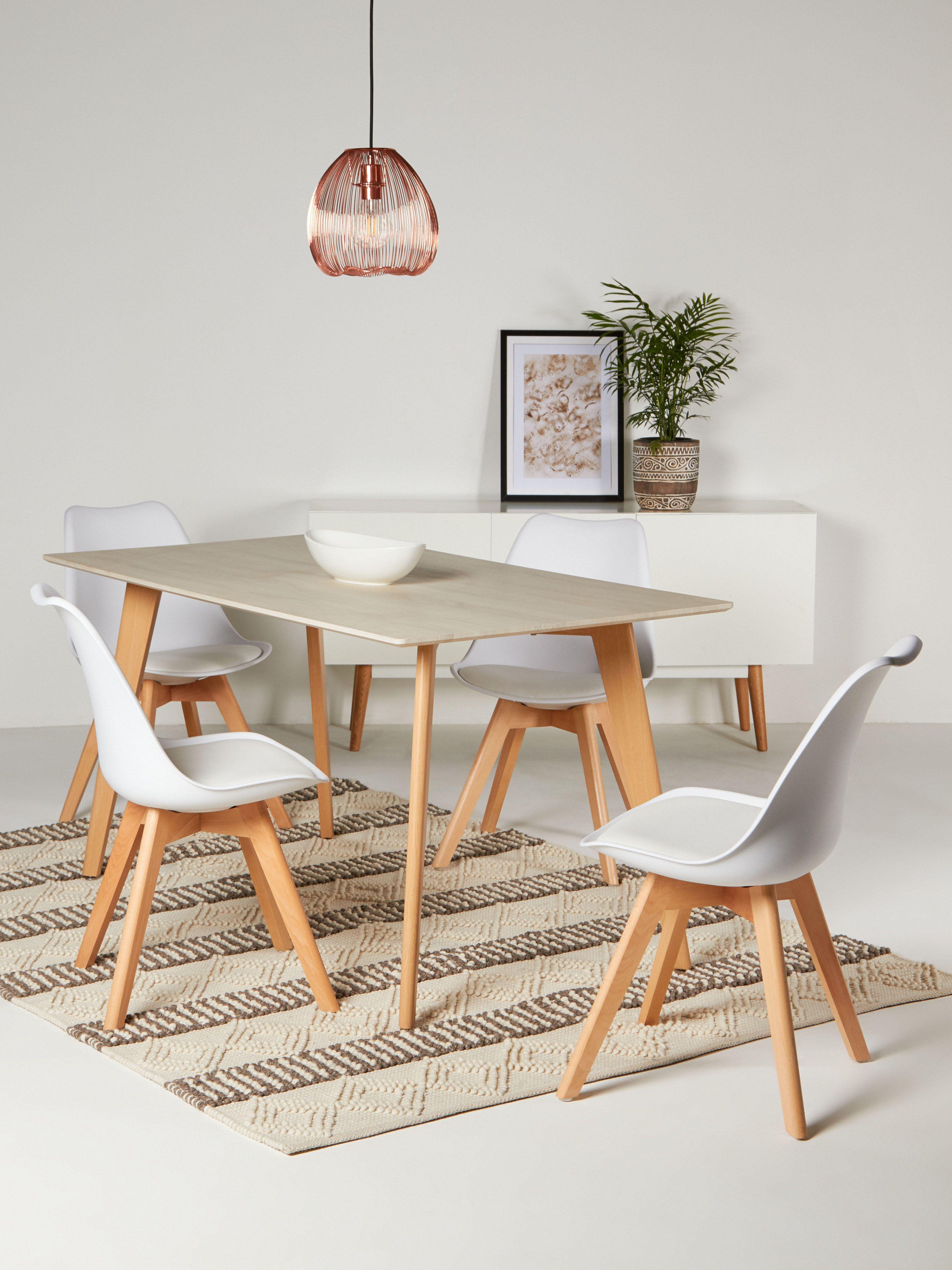 Juego de Comedor Frankfurt + 4 Sillas Attimo Attimo-0