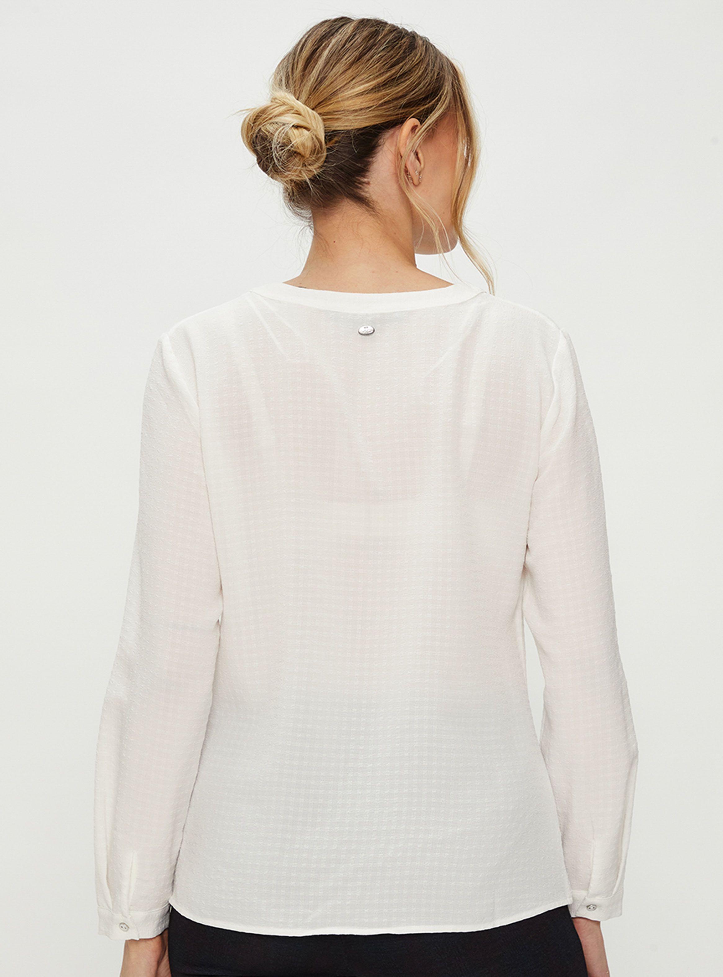 Blusa Con Lazo En Escote Nailon-1