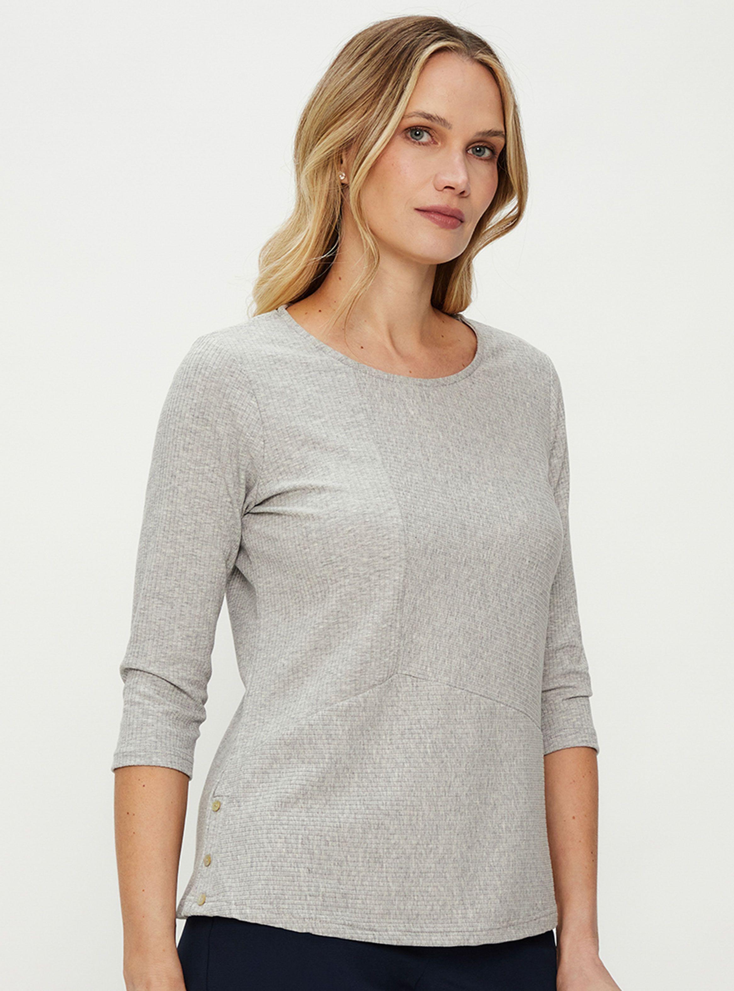 Polera Escote Redondo De Rib Nailon-2