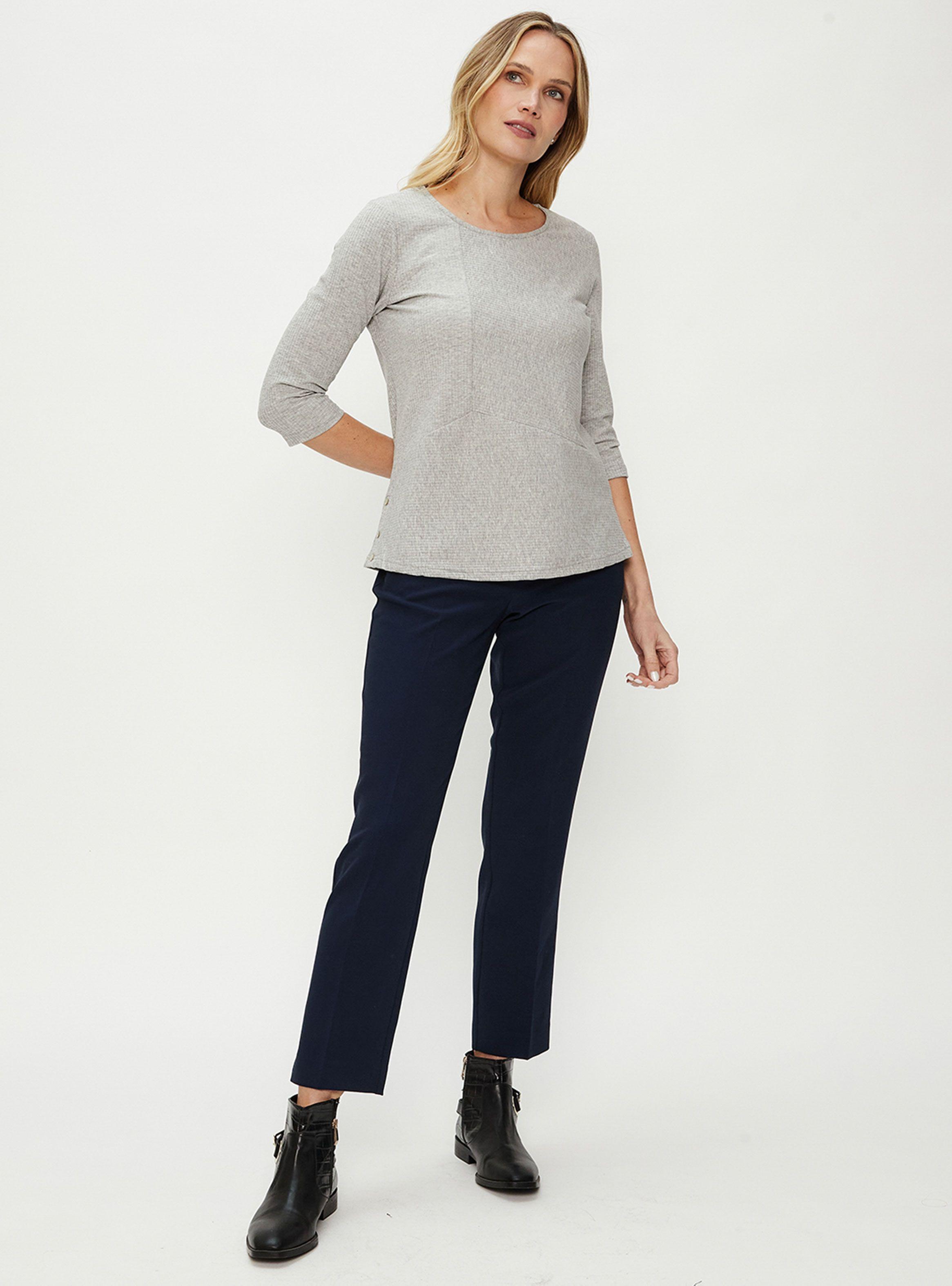 Polera Escote Redondo De Rib Nailon-3