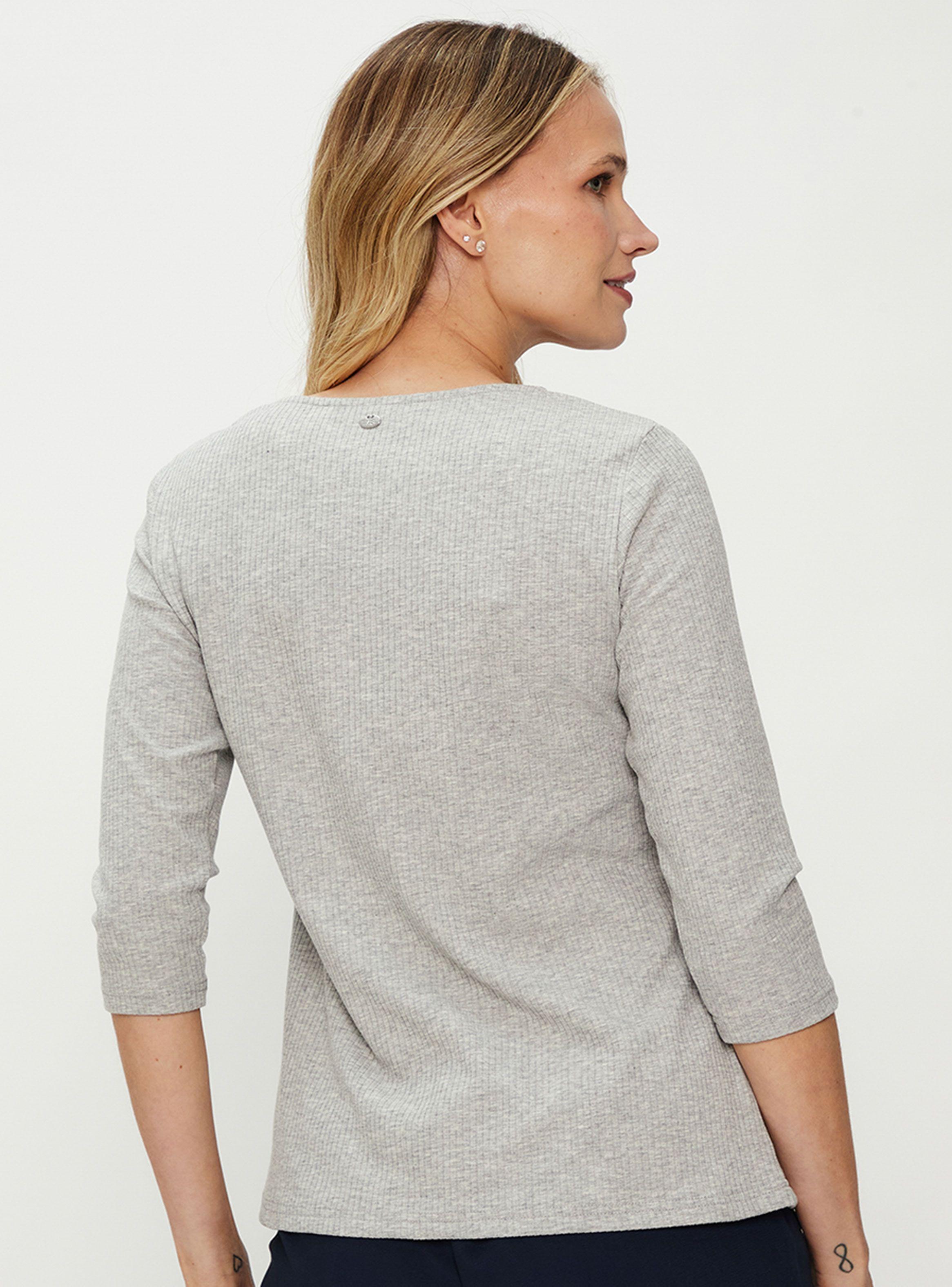 Polera Escote Redondo De Rib Nailon-1