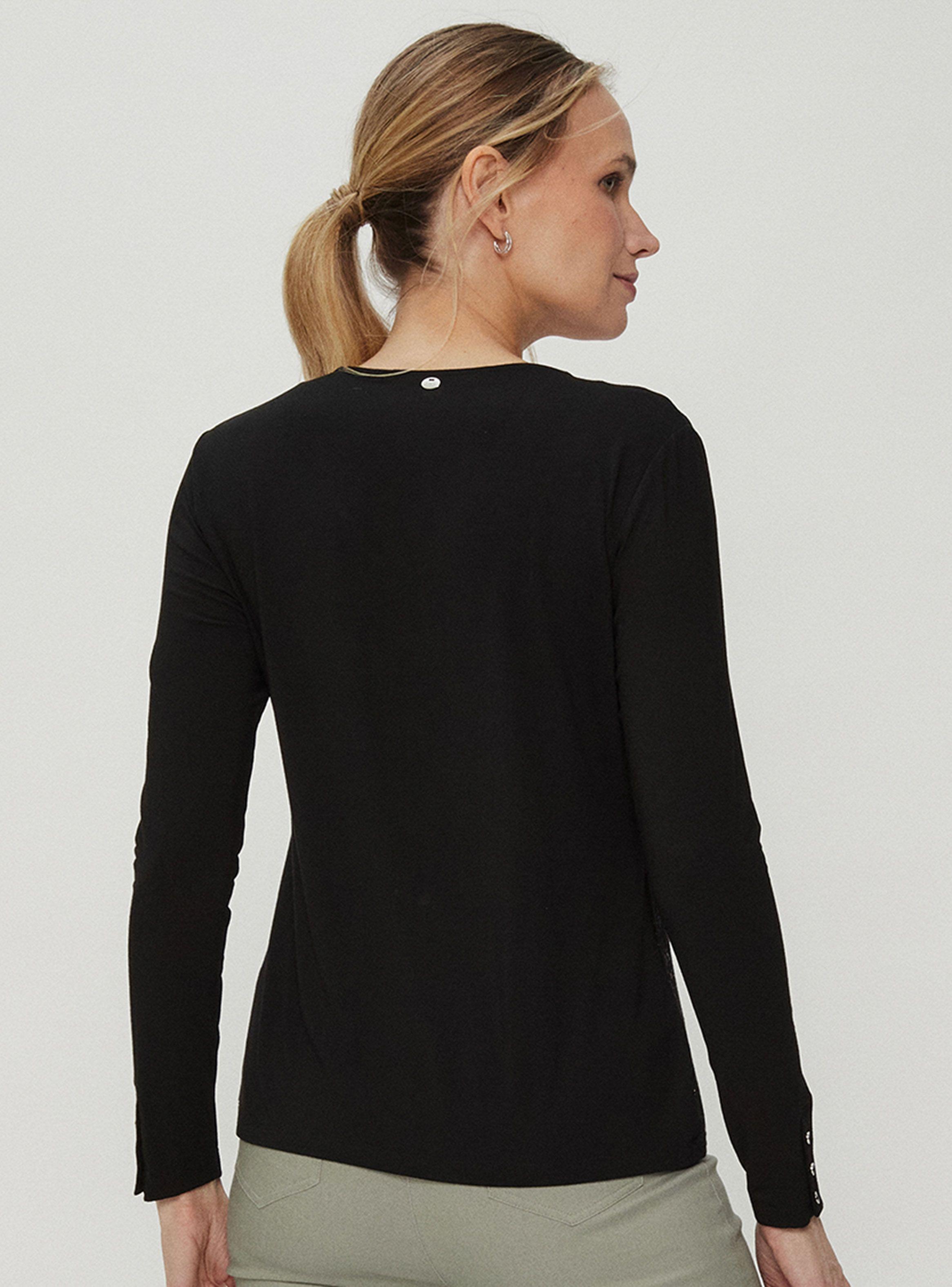 Polera Con Efecto De Animal Print Nailon-1