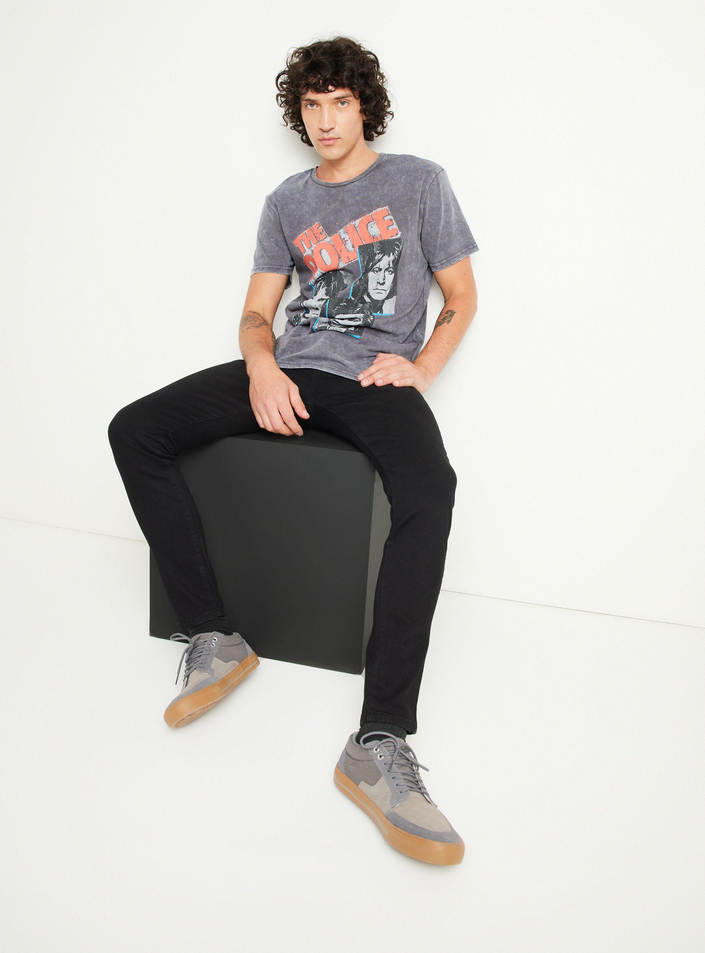 Polera Lavada Licencia The Police-3