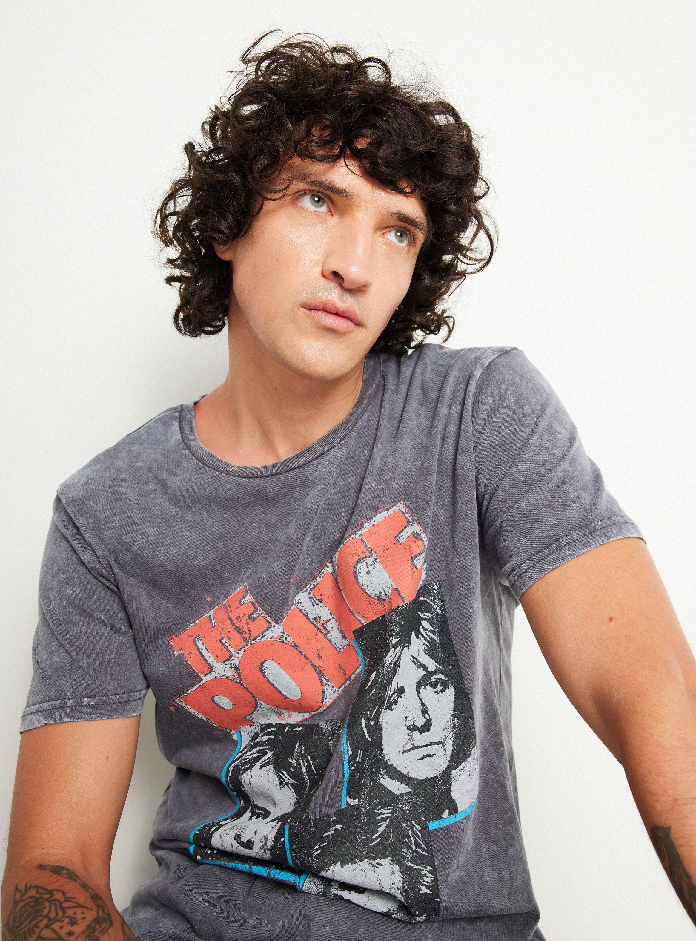 Polera Lavada Licencia The Police-2