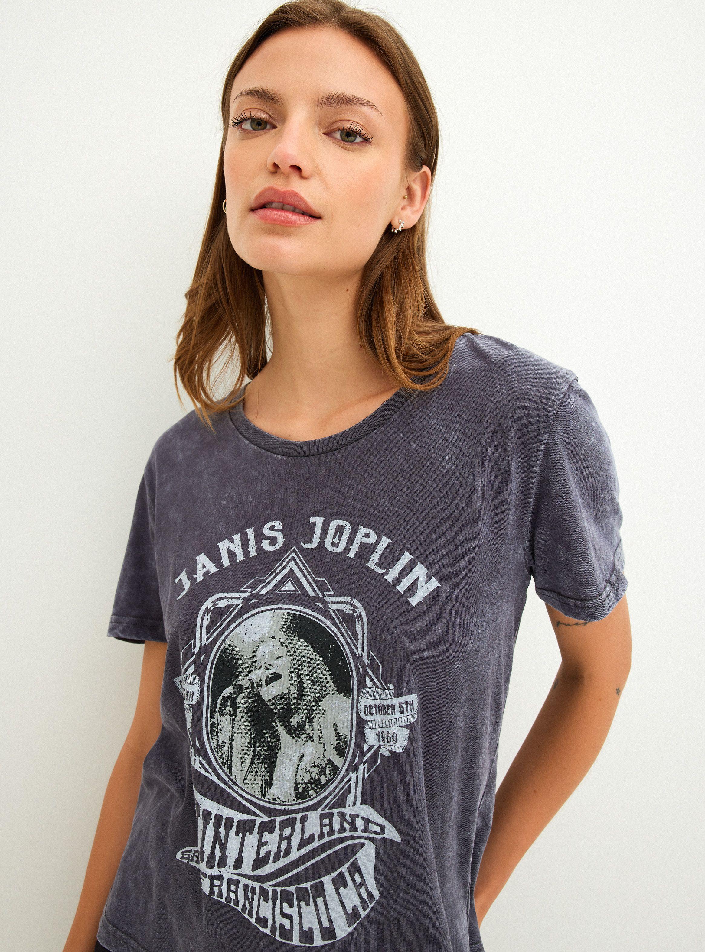 Polera lavadav Licencias Janis Joplin-2