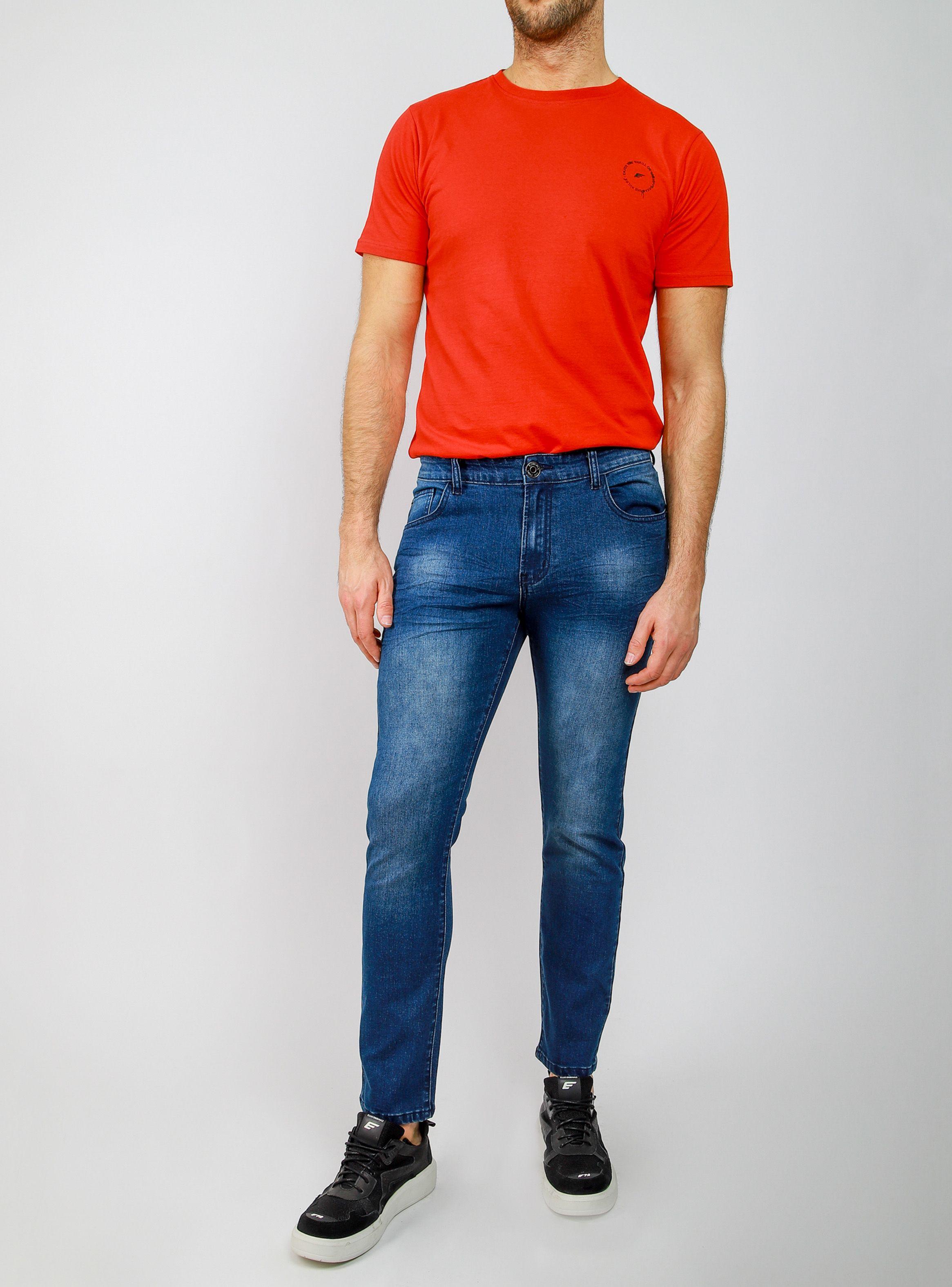 Jeans 1 Slim Fit Azul Oscuro-3