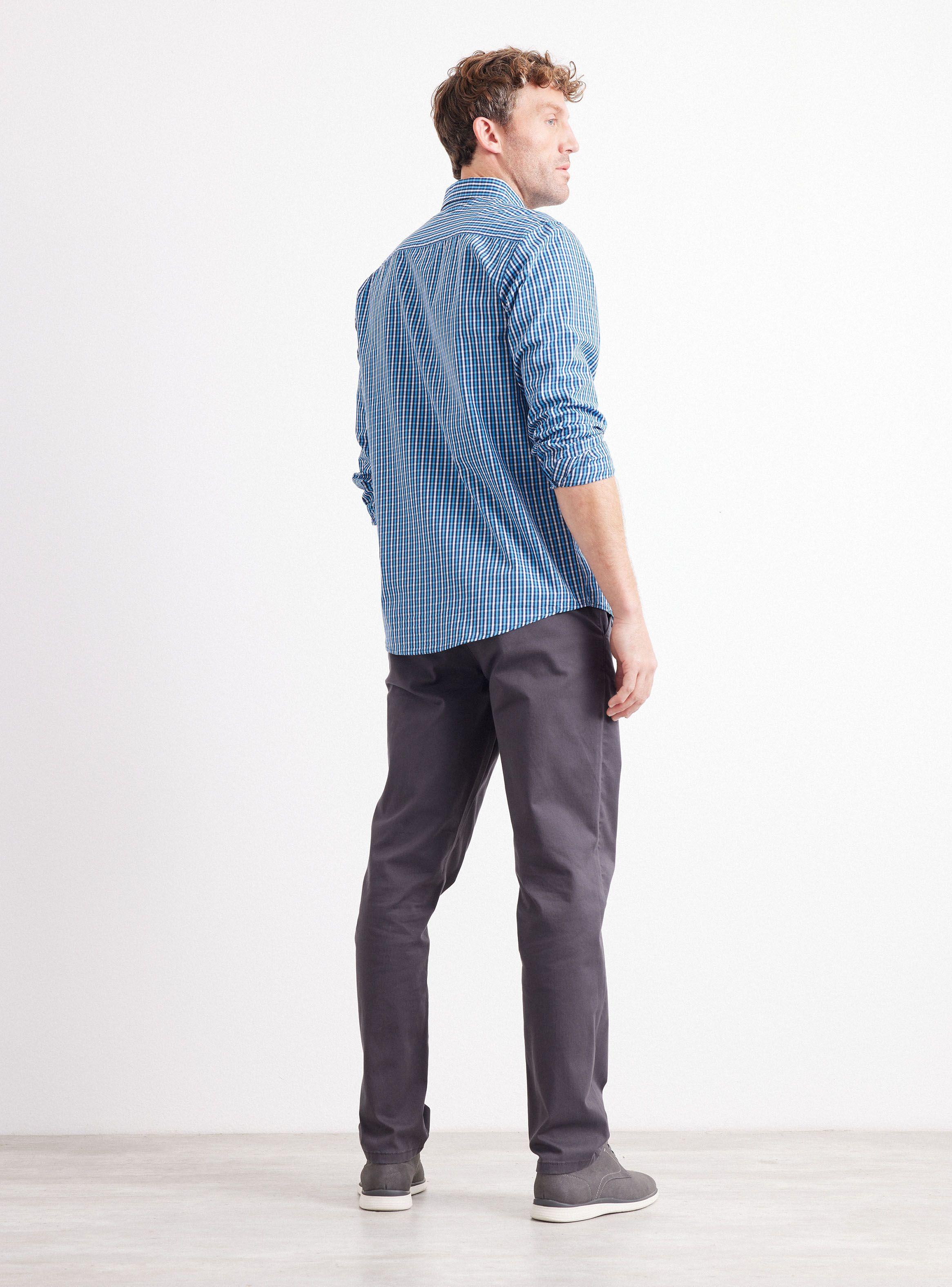 Camisa de Vestir Poplin Cuadros-5