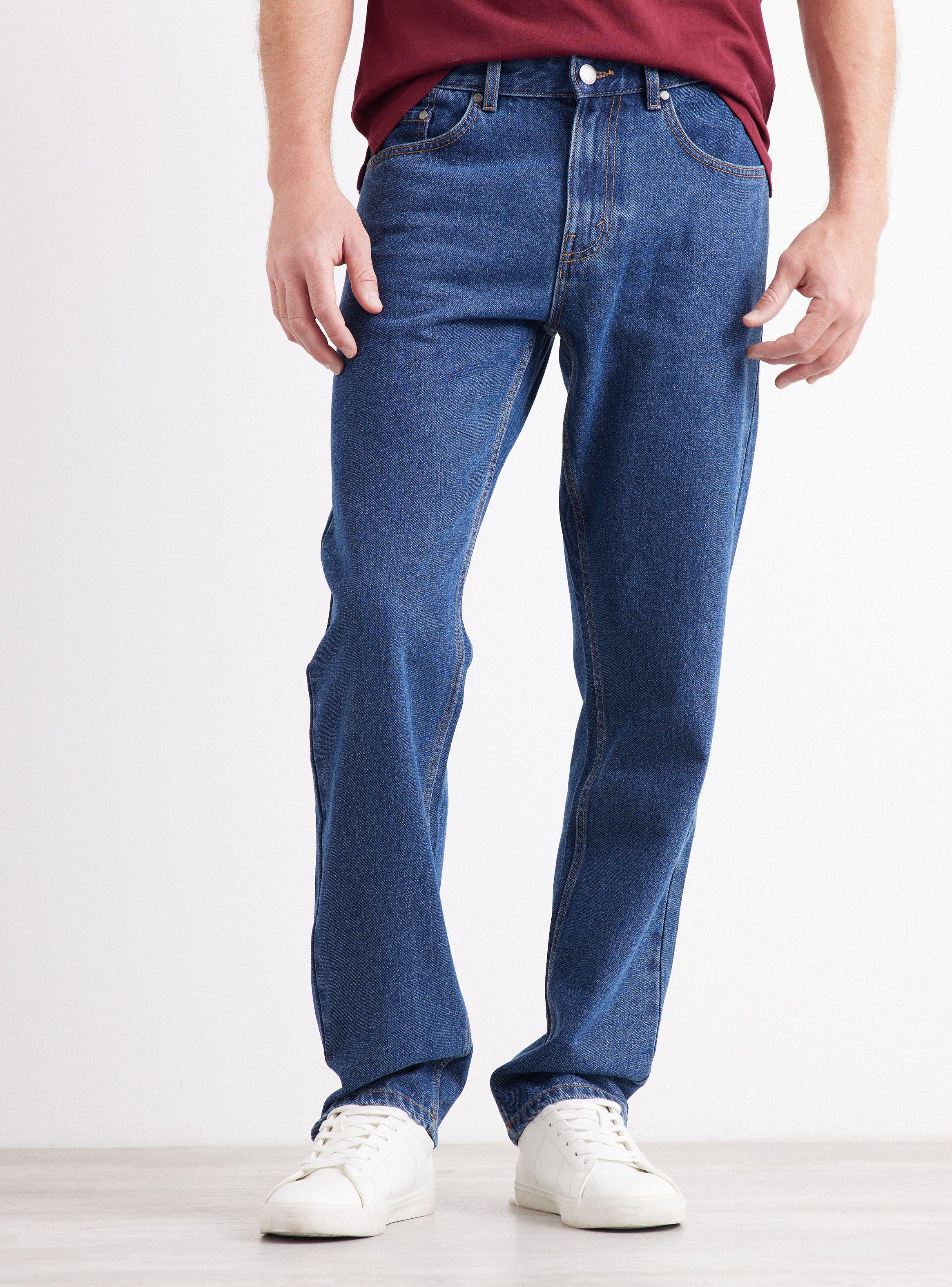 Jeans Corte Regular Algodón-0