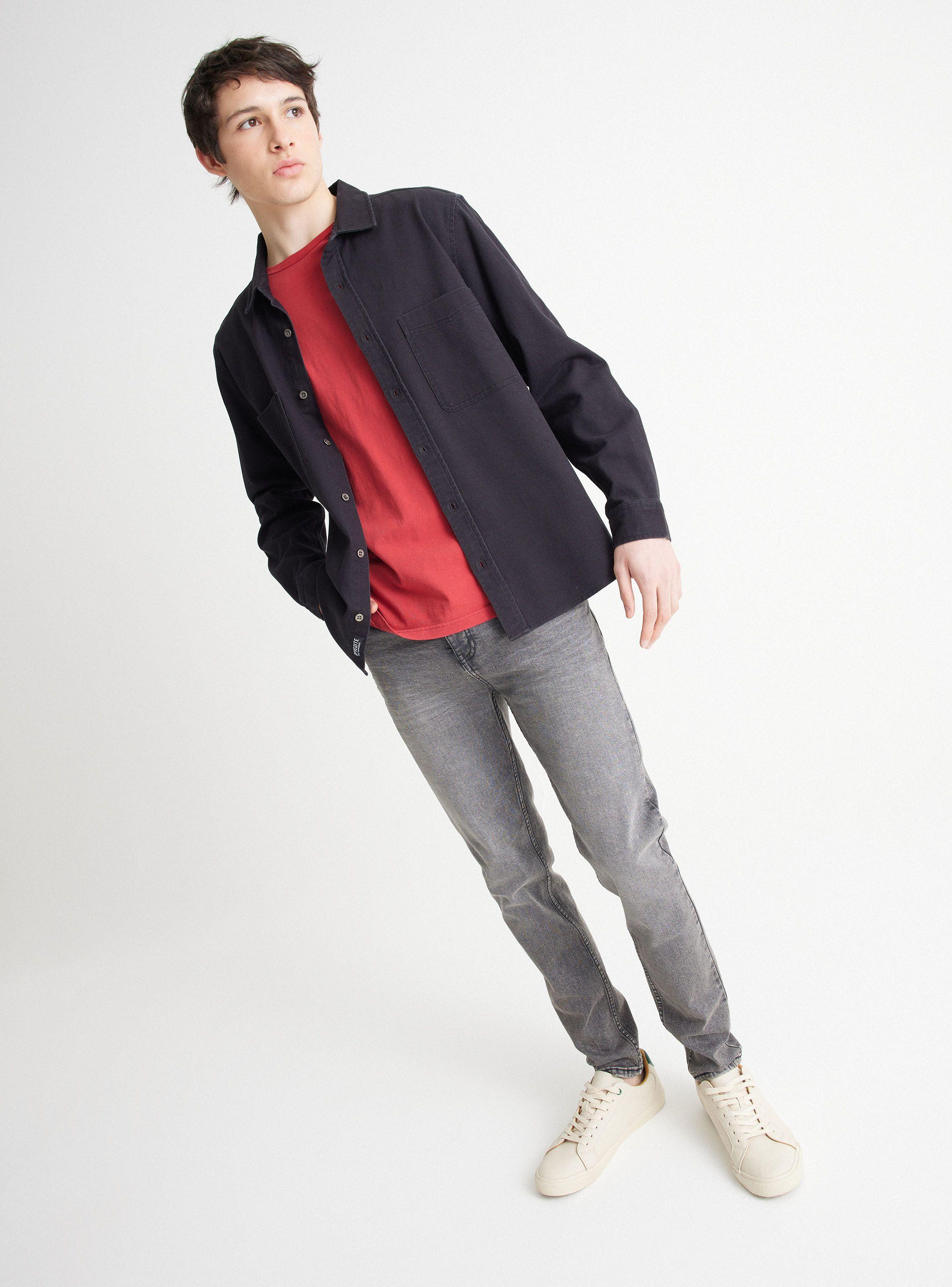 Camisa Casual Unicolor-4