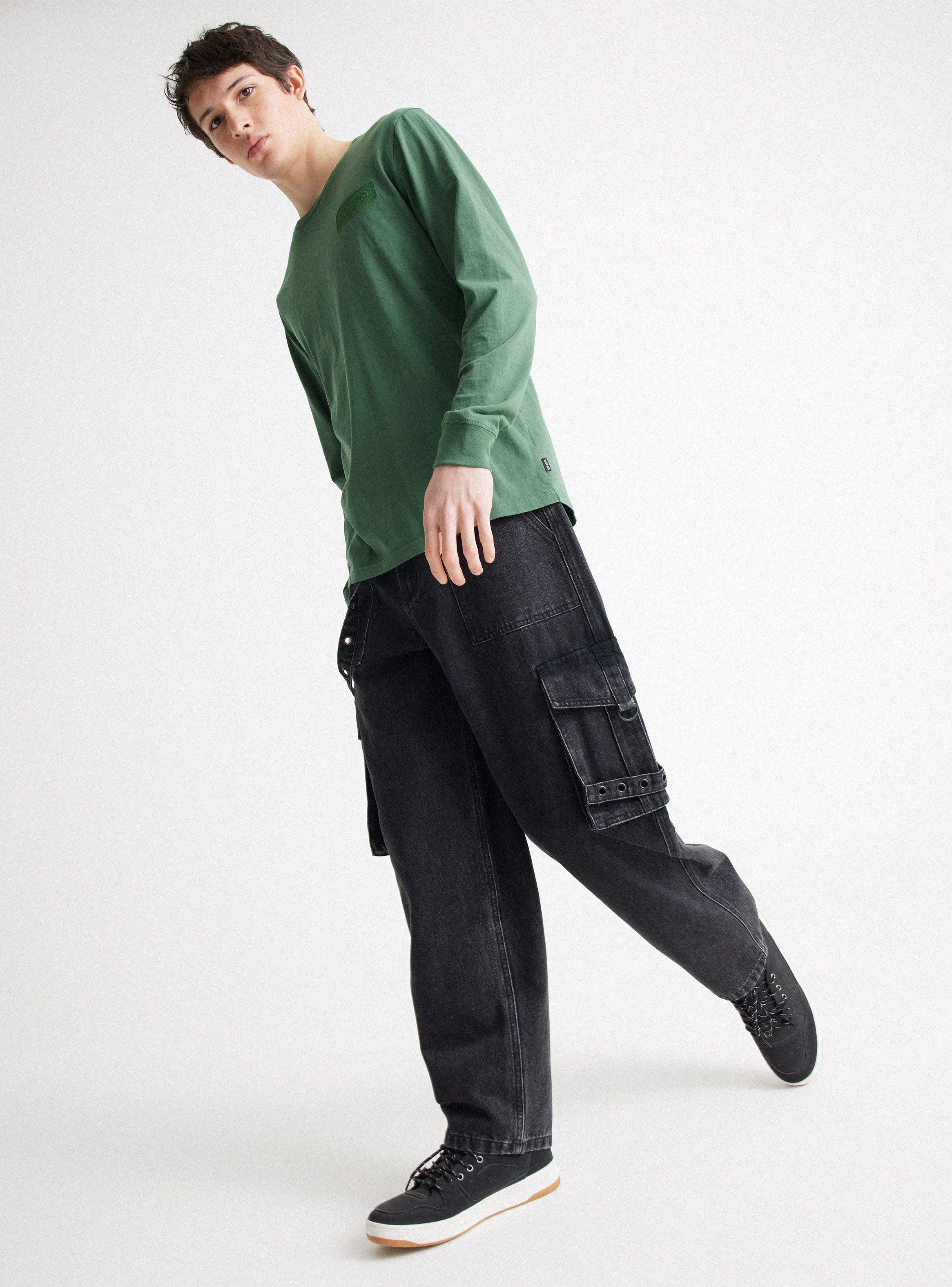 Jeans Cargo Lavado-2