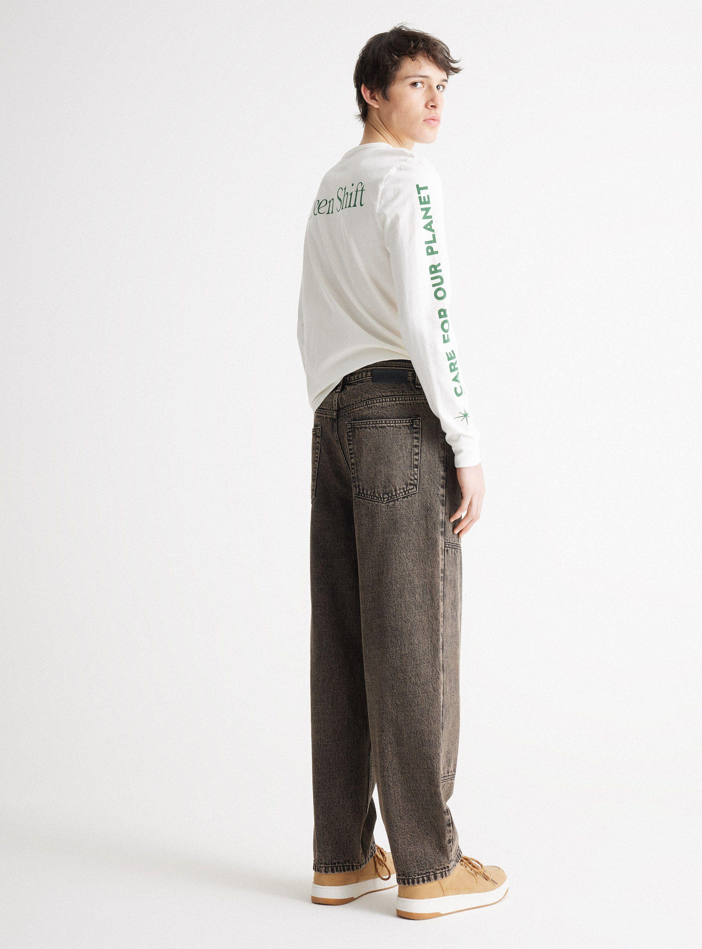 Jeans Detalle Botón Laso-3