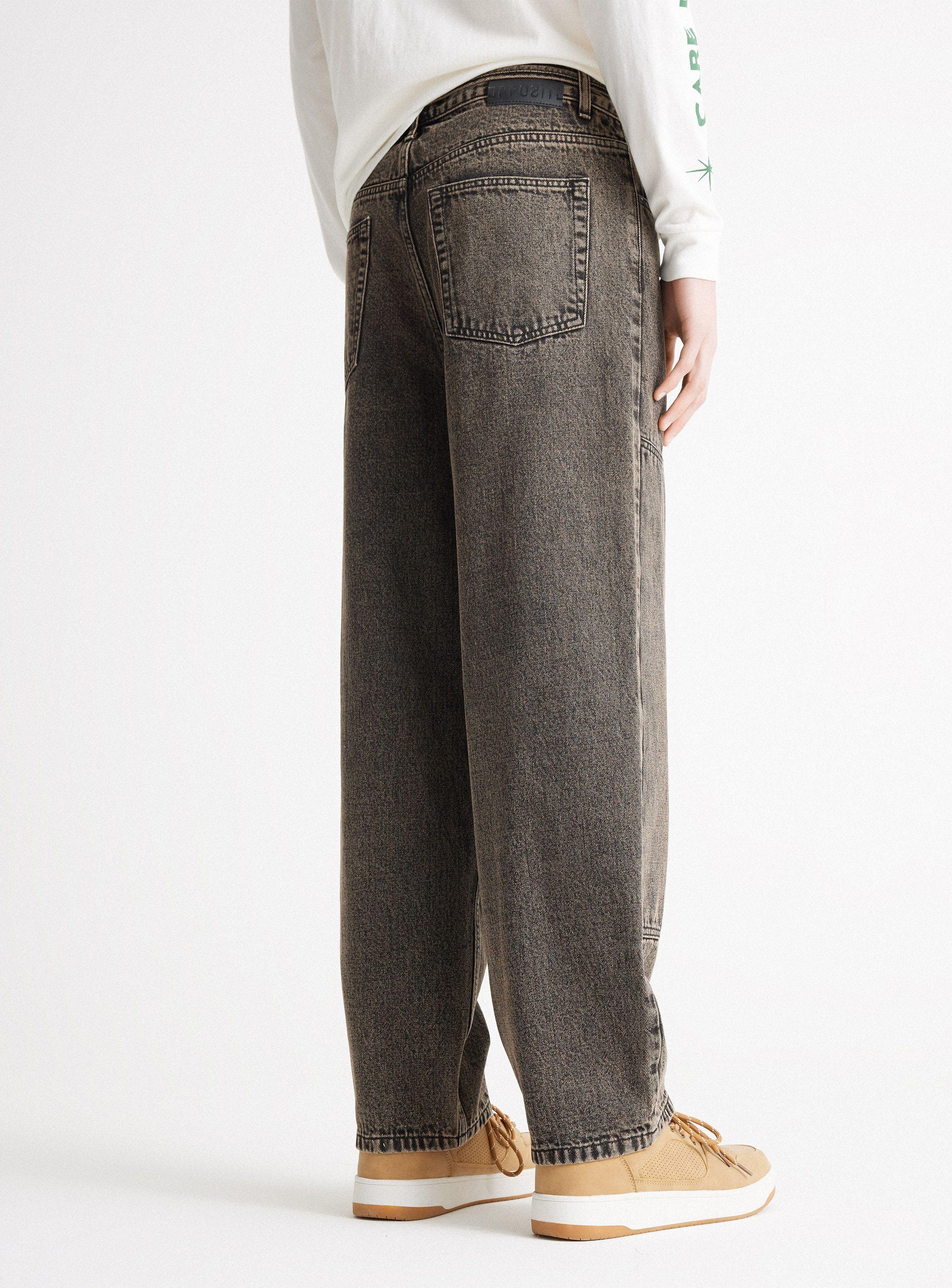 Jeans Detalle Botón Laso-1