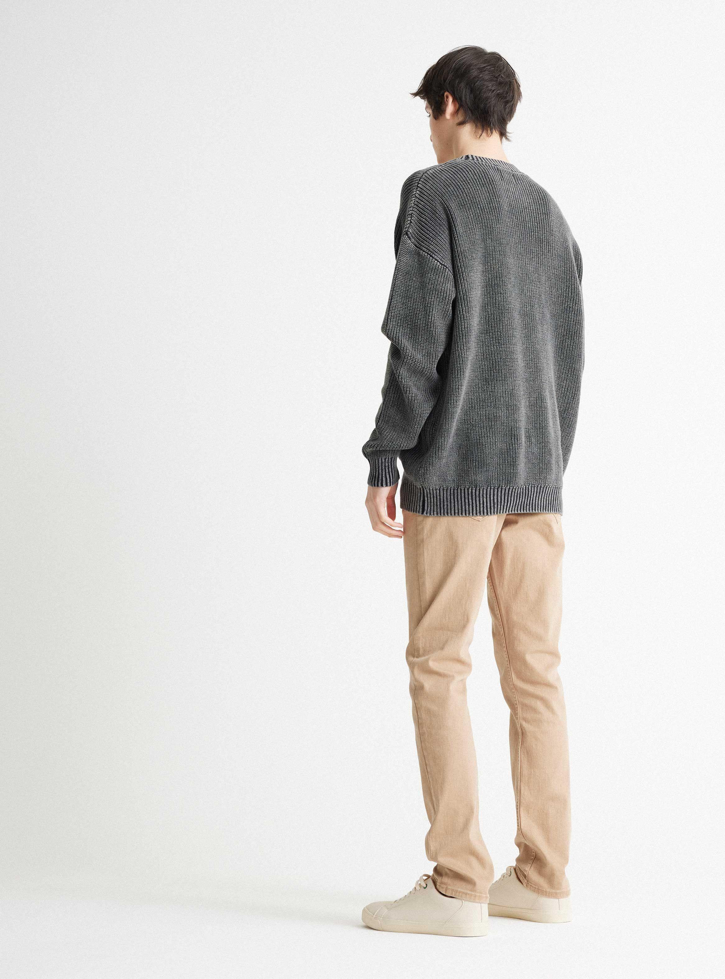 Sweater Textura Manga Larga-5