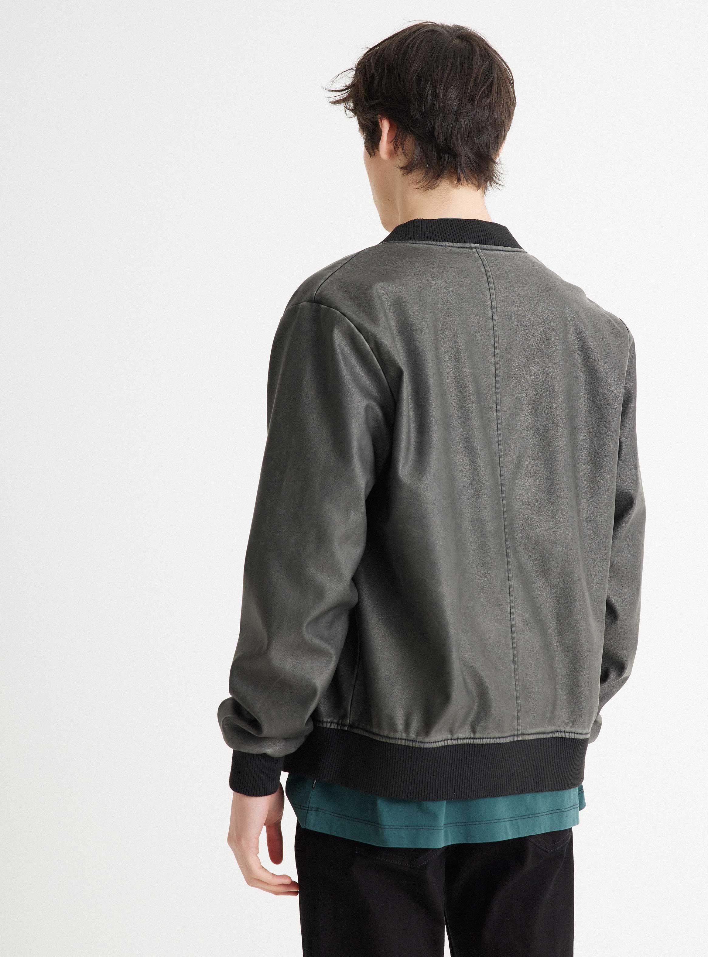 Chaqueta Bomber Detalle Cuello-1
