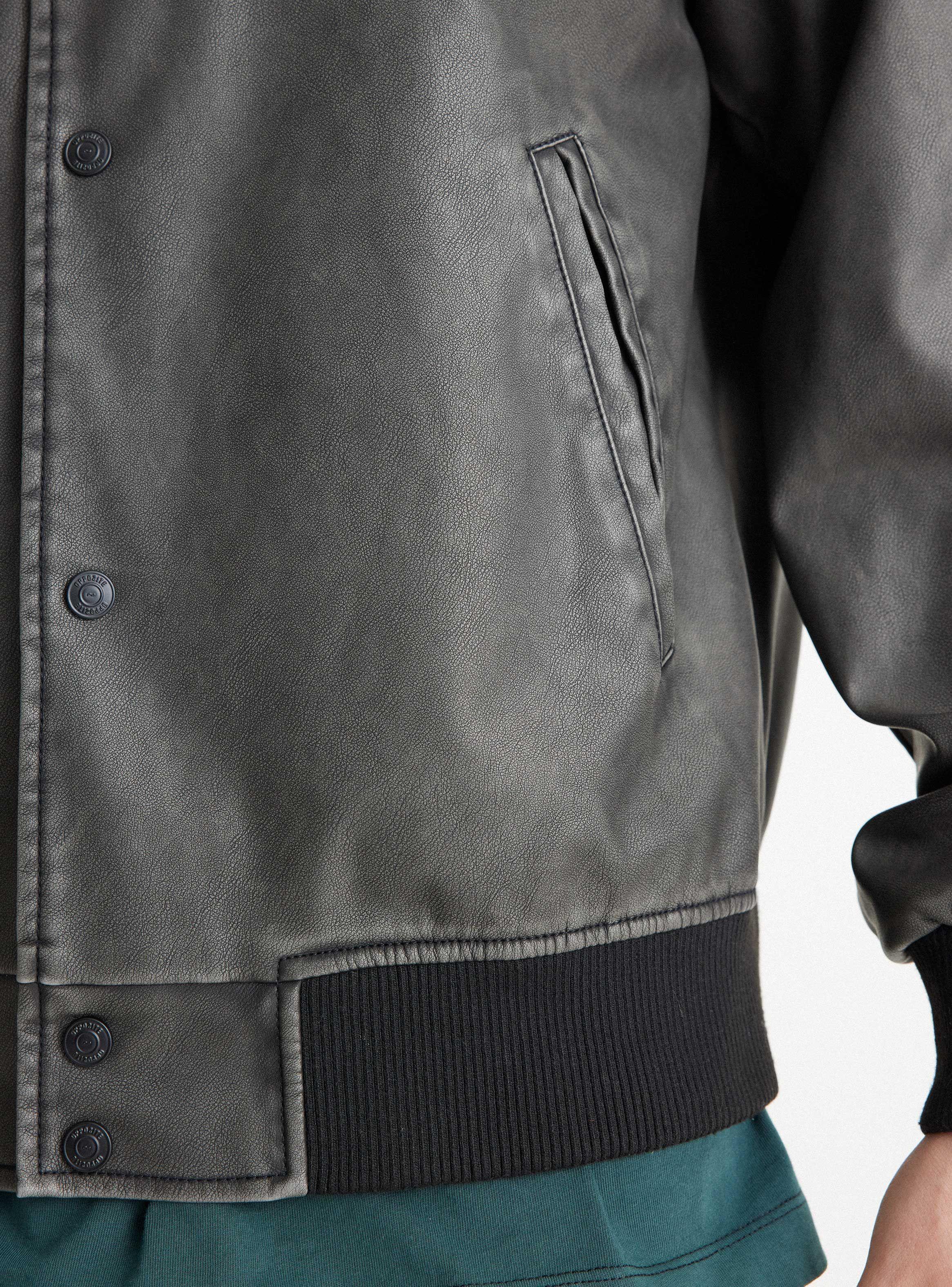 Chaqueta Bomber Detalle Cuello-3