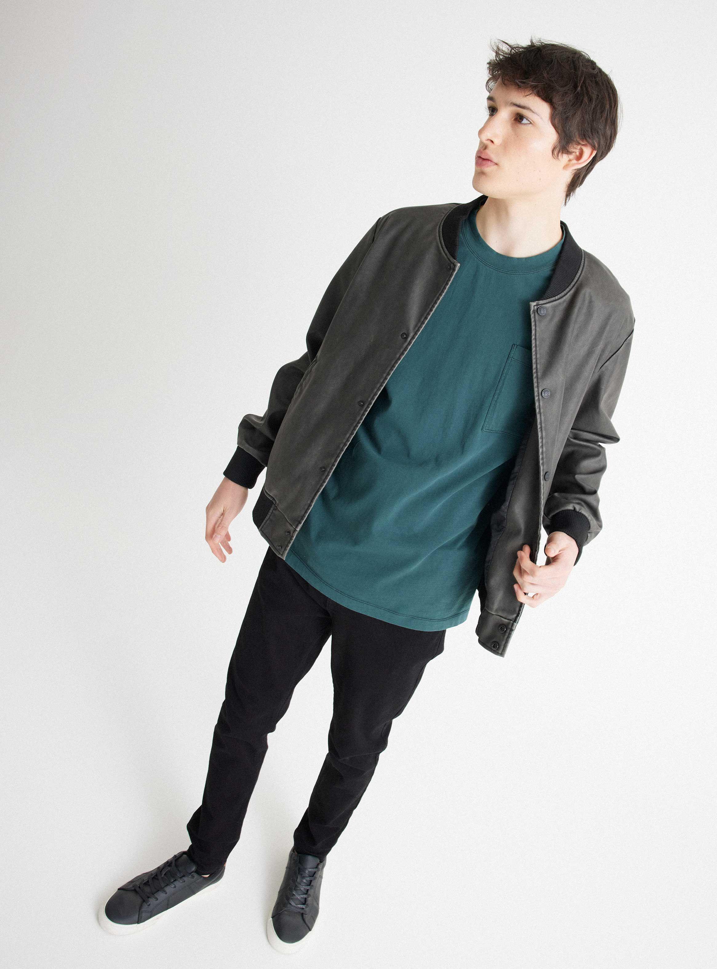 Chaqueta Bomber Detalle Cuello-4