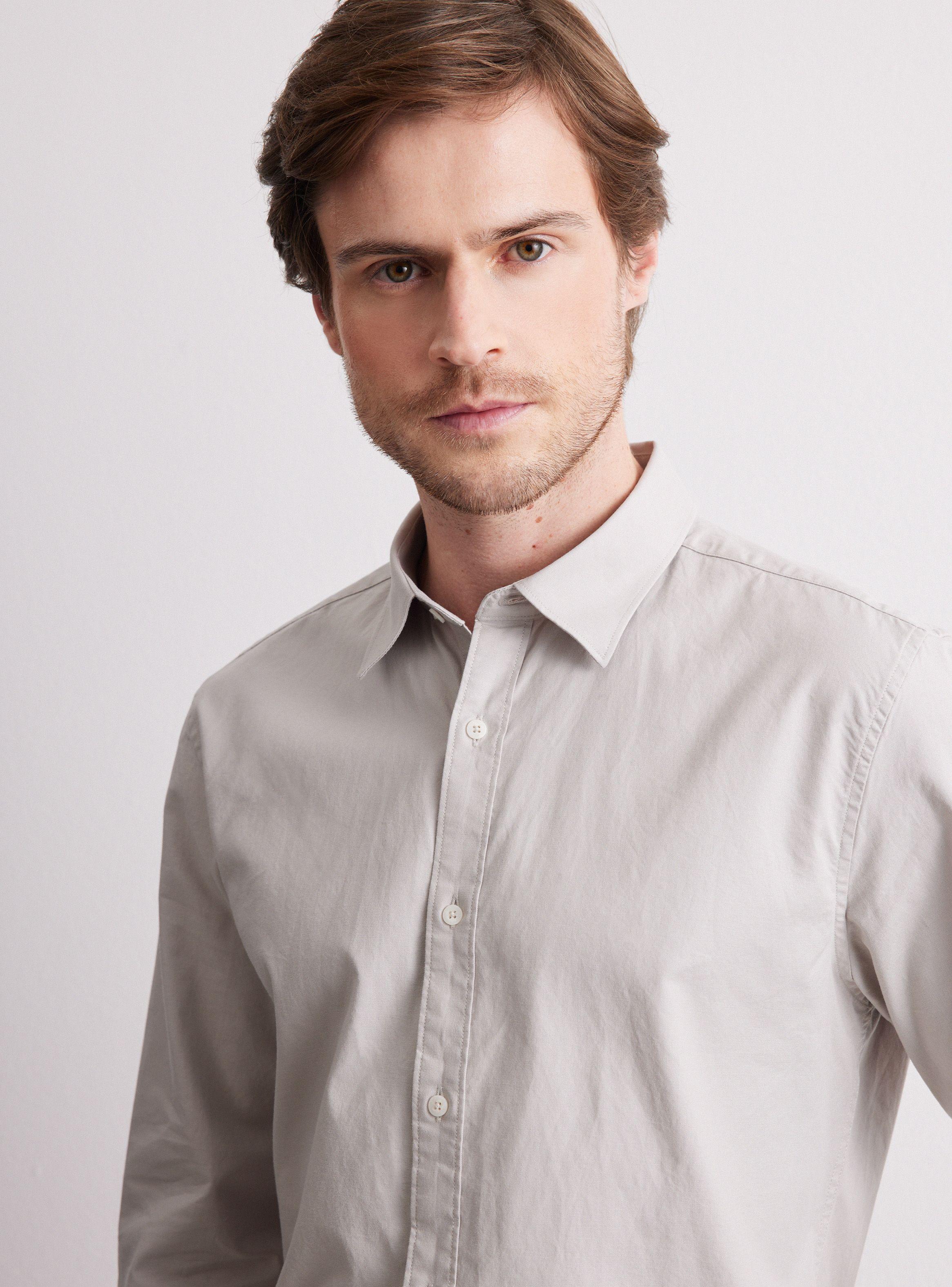 Camisa de Vestir de Algodón-2