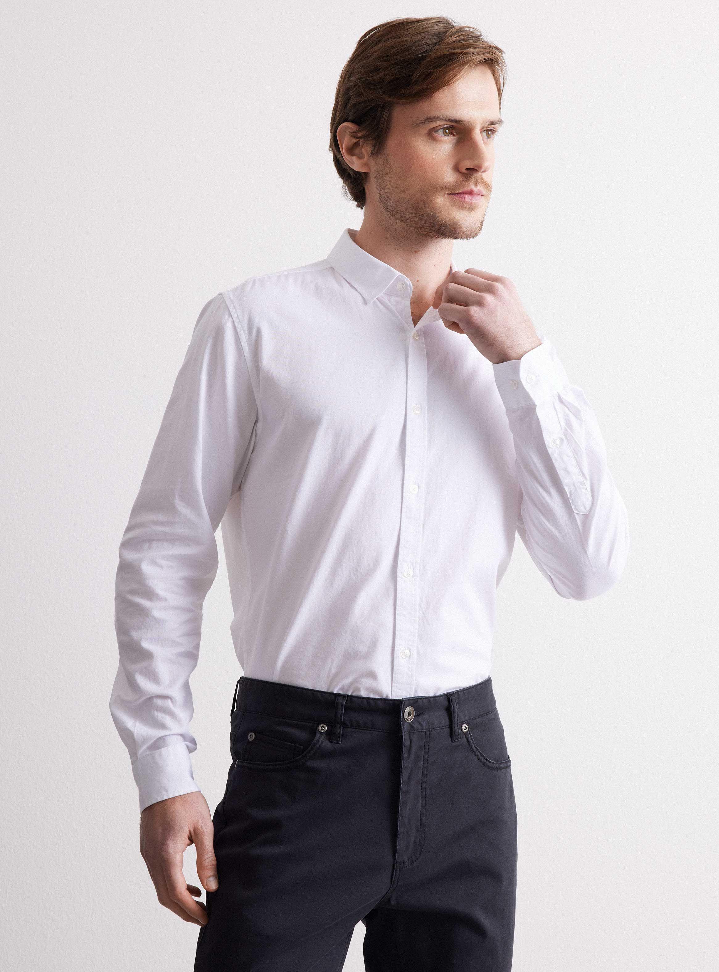 Camisa de Vestir Oxford Cuadros-0