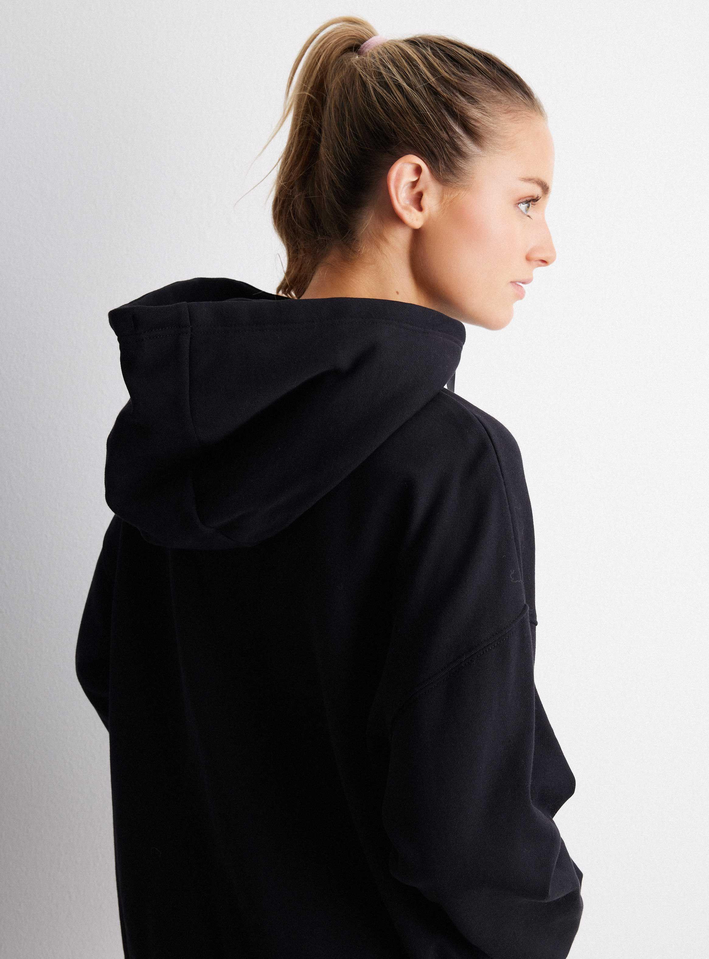 Polerón Hoodie Long Fit Felpa-3