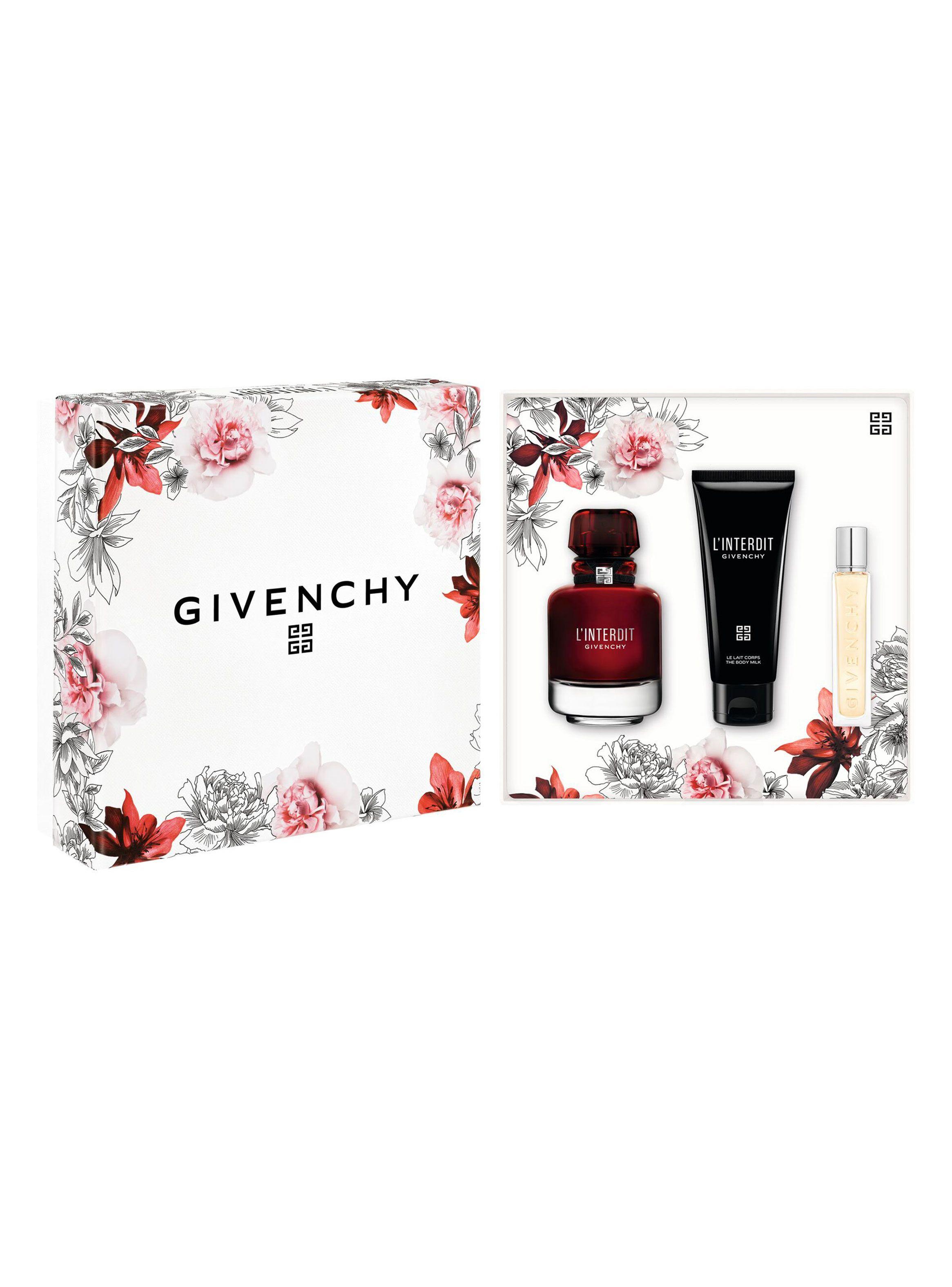 Set Perfume L'Interdit EDP Rouge 80 ml + Crema Corporal 75 ml + Perfumero de Viaje 12.5 ml-1