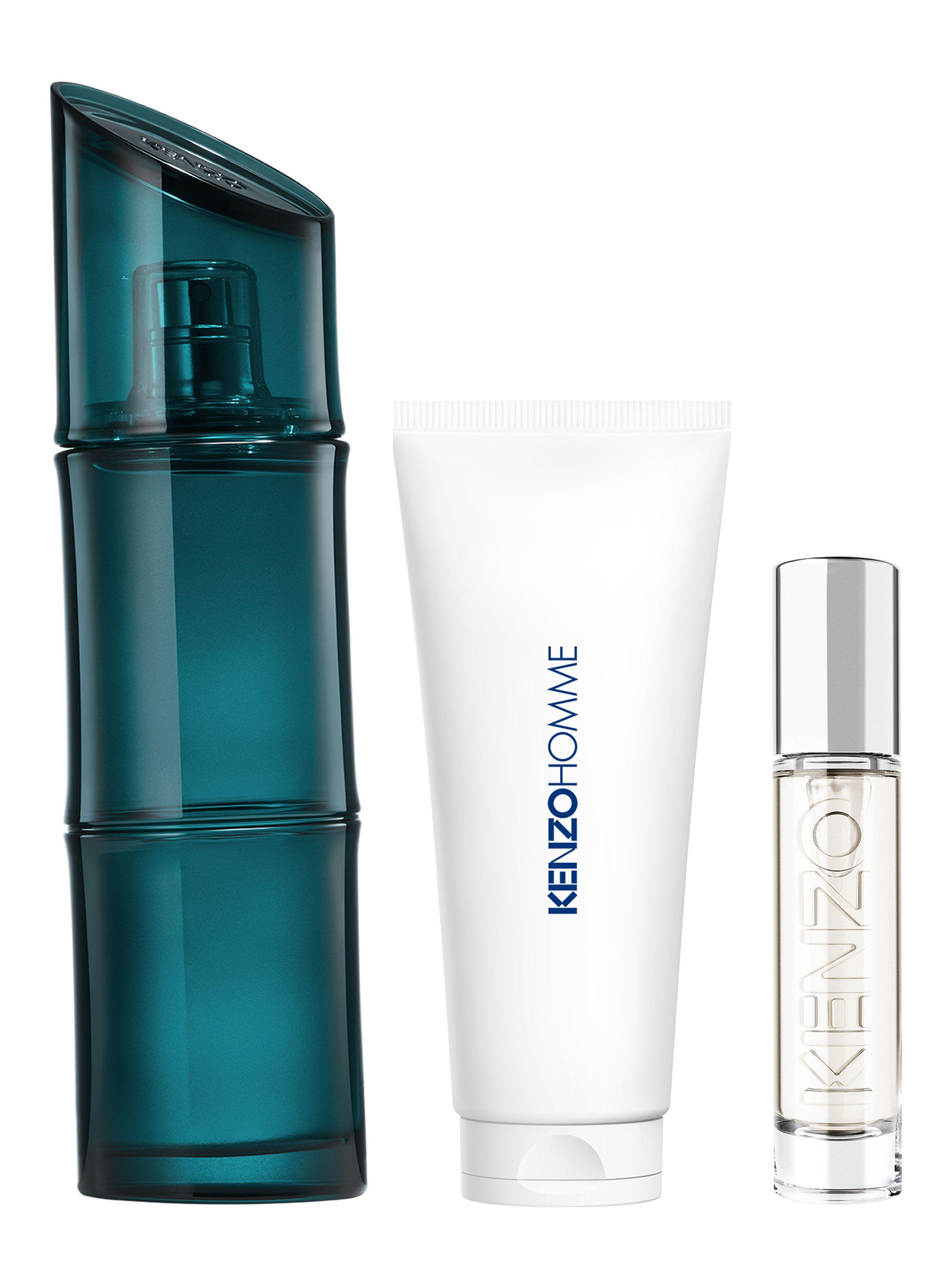 Set Perfume Homme EDT Hombre 110 ml + Travel size 10ml  + Shower Gel 75ml-1