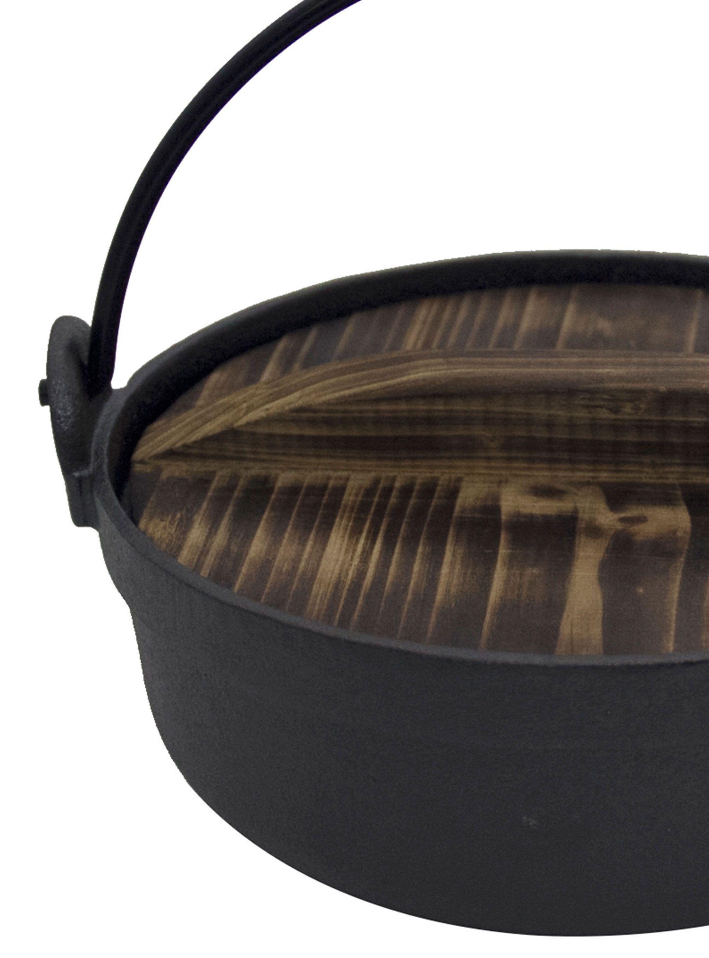 Olla Cast Iron Tapa Madera-1