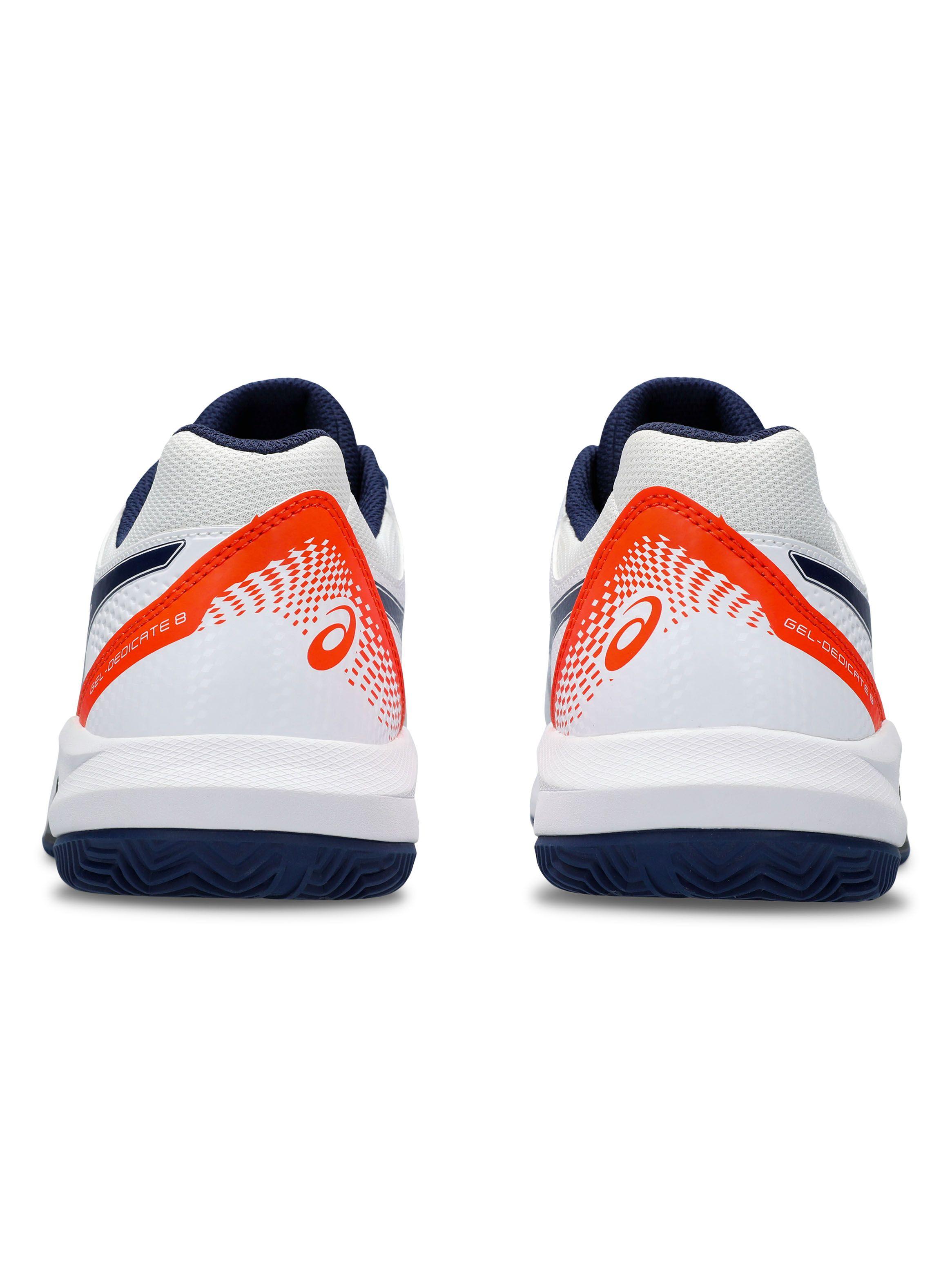 Zapatilla Tenis White- Gel Dedicate 8 Hombre-3