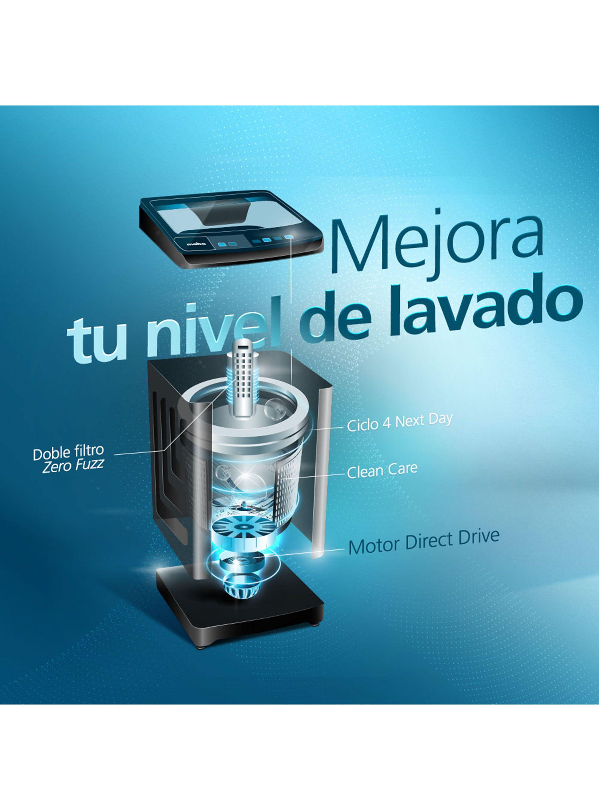 Lavadora Automática Superior 9.5 Kg Diamond Gray LMA9520WDGCL0-7