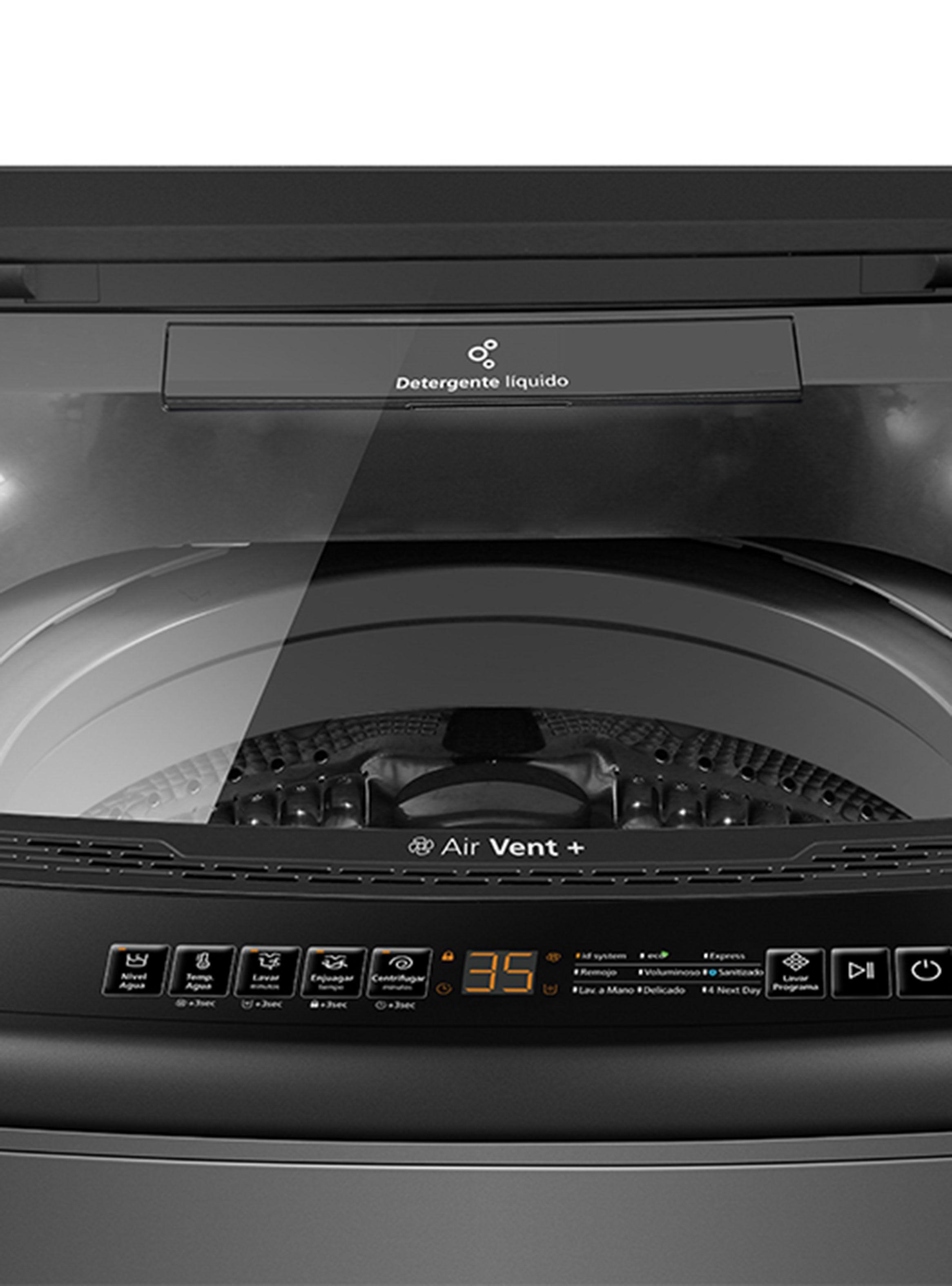 Lavadora Automática Superior 9.5 Kg Diamond Gray LMA9520WDGCL0-4