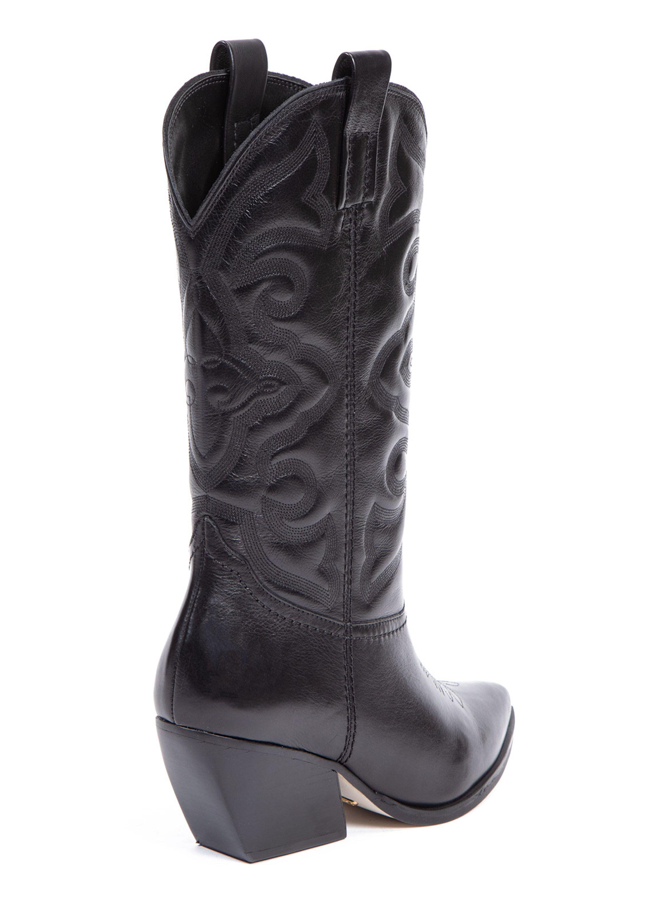 Bota Vaquera Faith 659213 Cuero Metalizada Mujer-3