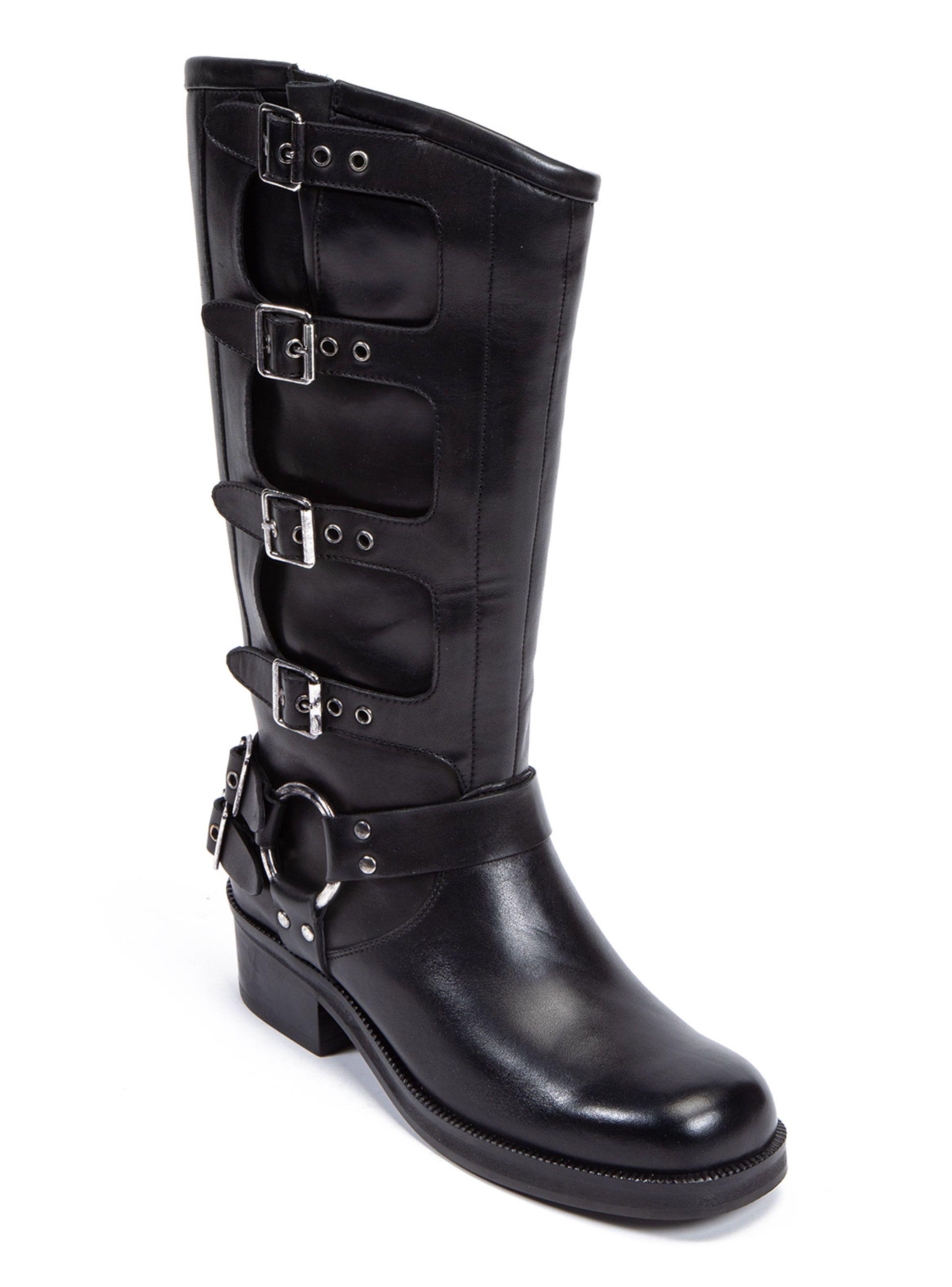Bota Cuero Maze 659300 Biker Mujer-2