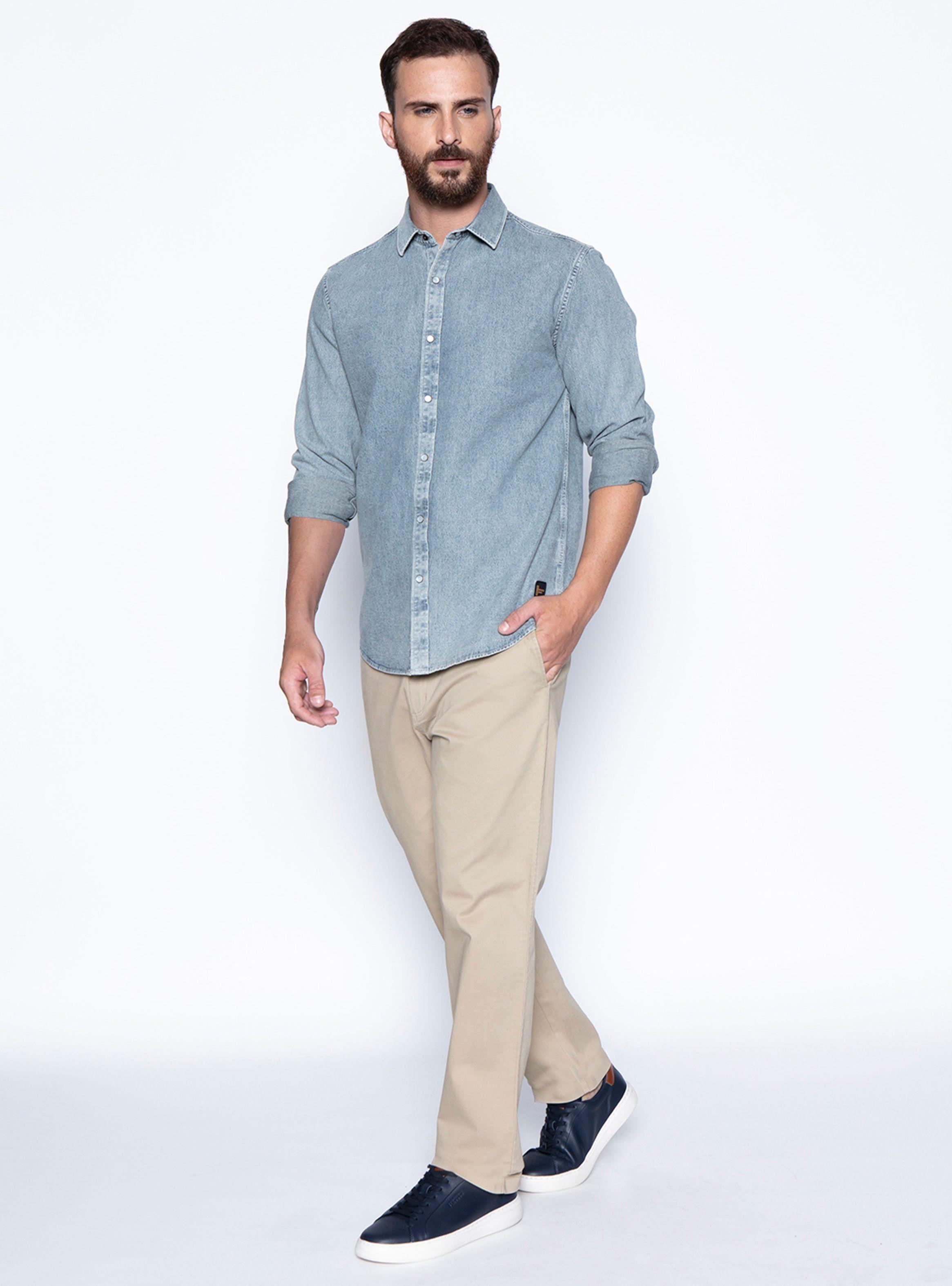 Camisa Denim Miami Slim-3
