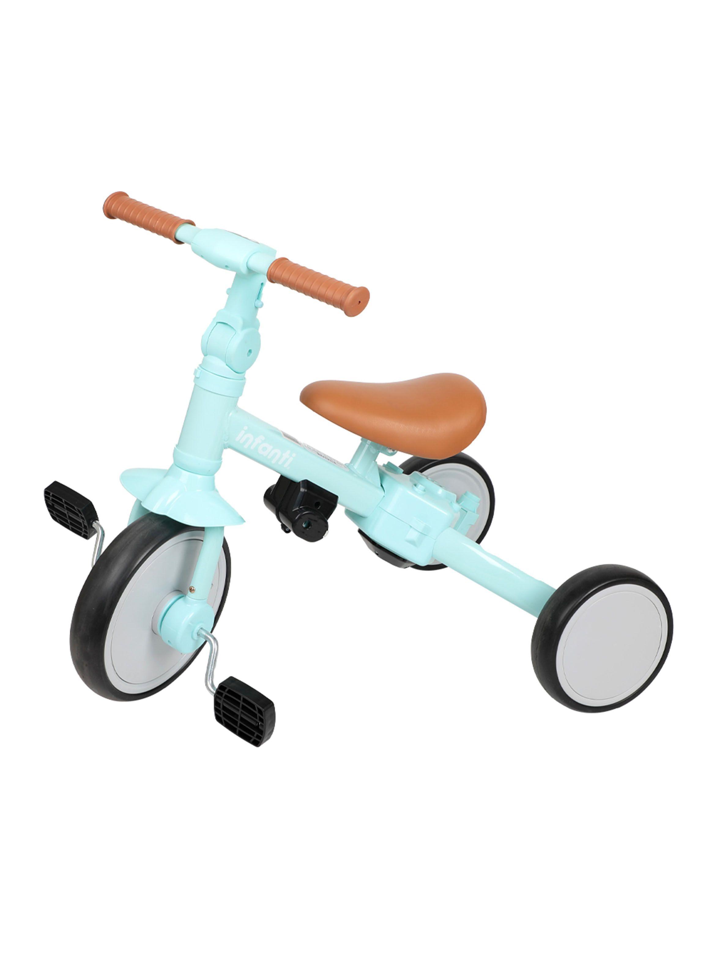 Triciclo 4 en 1 Celeste-2