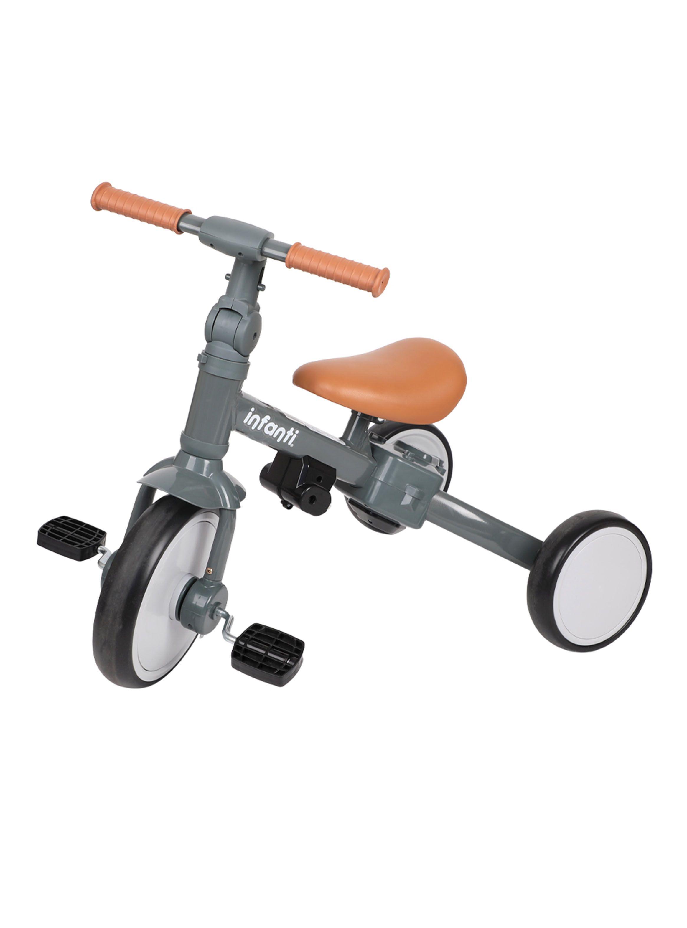 Triciclo 4 en 1 Gris-2